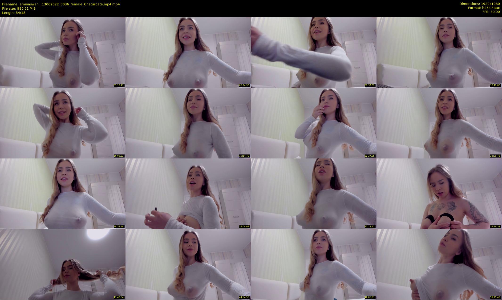 aminaswan_ — 55 minute Chaturbate female cam show recording, 1080p, Jun 13, 2022