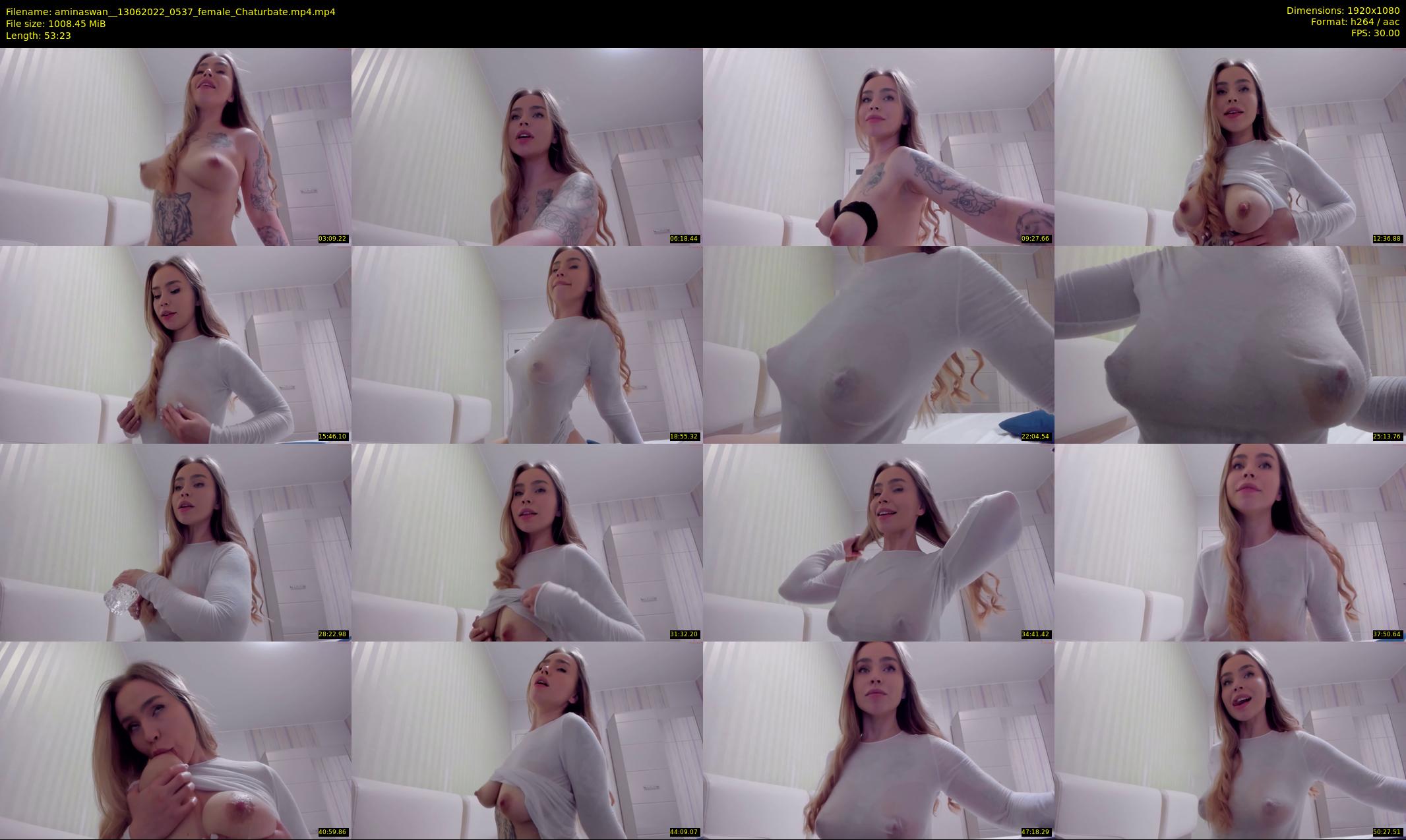 aminaswan_ — 54 minute Chaturbate female cam show recording, 1080p, Jun 13, 2022