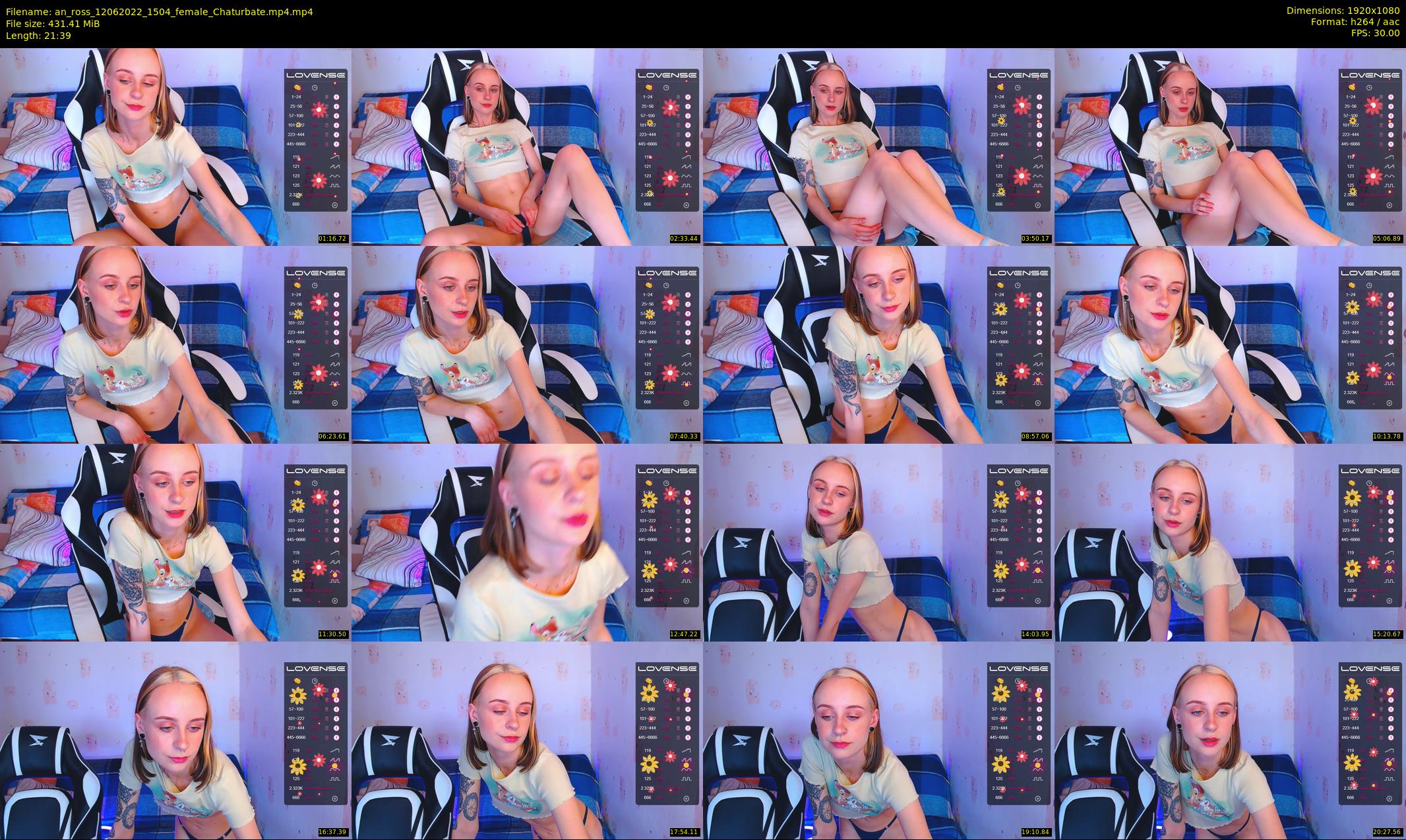an_ross — 22 minute Chaturbate female cam show recording, 1080p, Jun 12, 2022