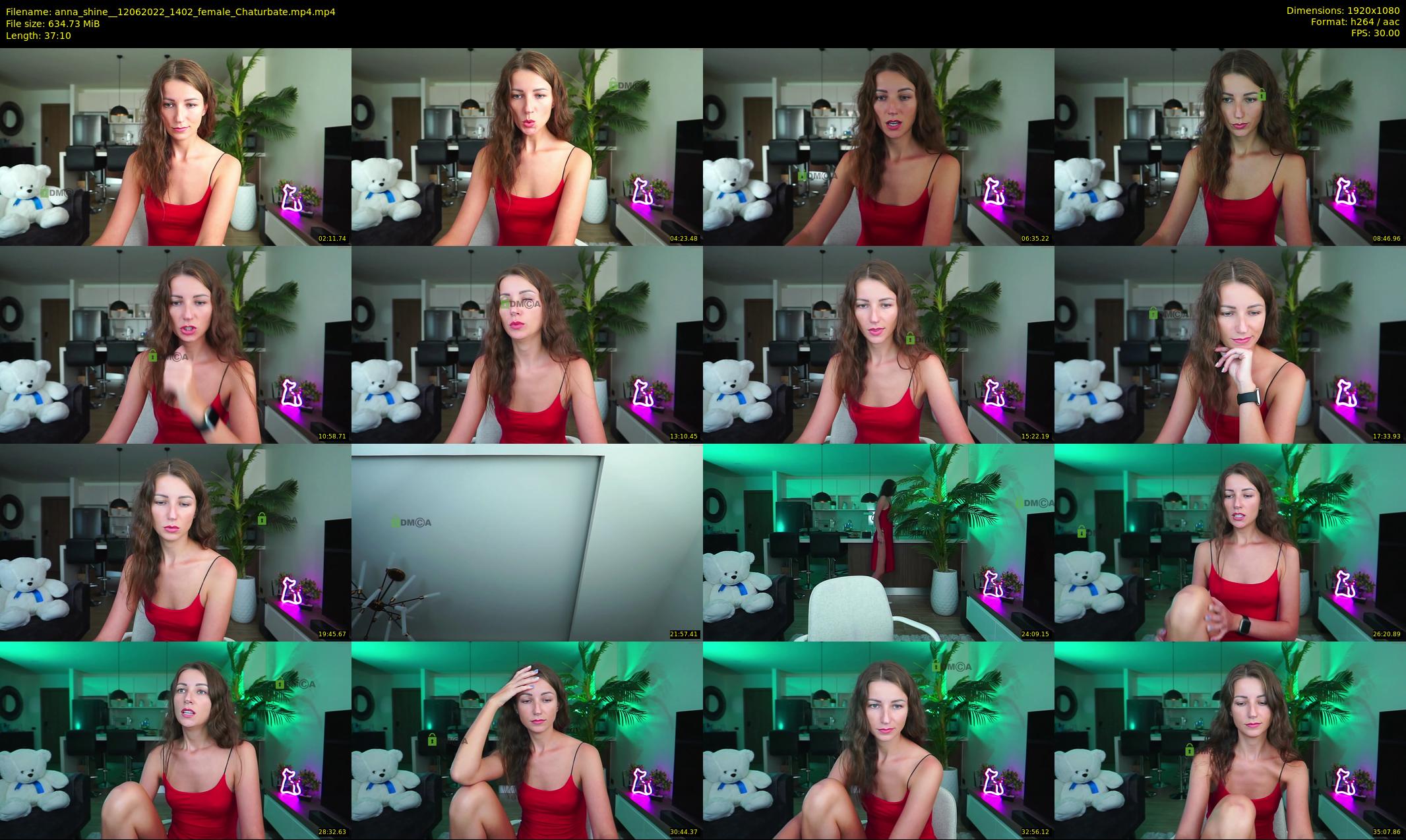 anna_shine_ — 38 minute Chaturbate female cam show recording, 1080p, Jun 12, 2022