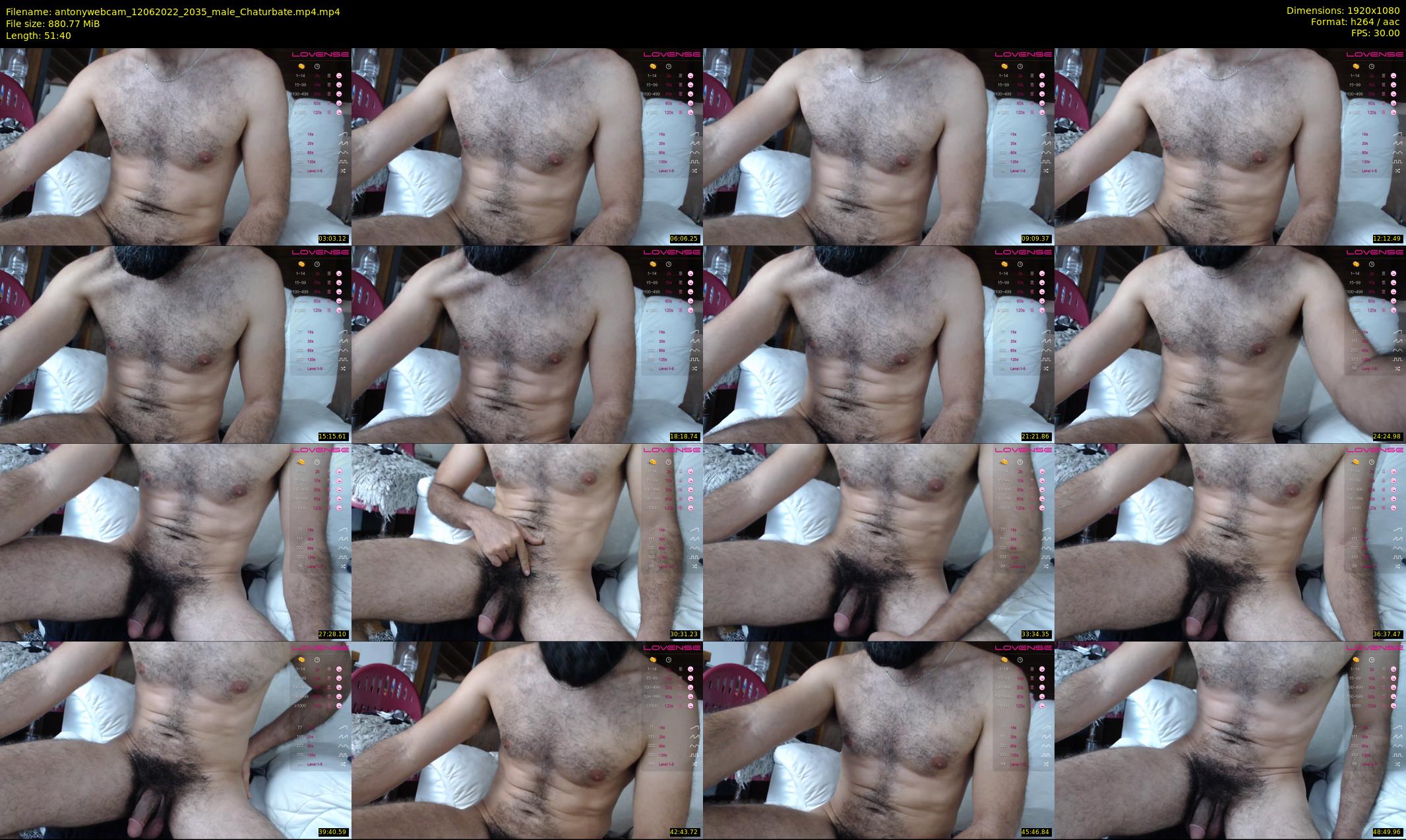 antonywebcam — 52 minute Chaturbate male cam show recording, 1080p, Jun 12, 2022