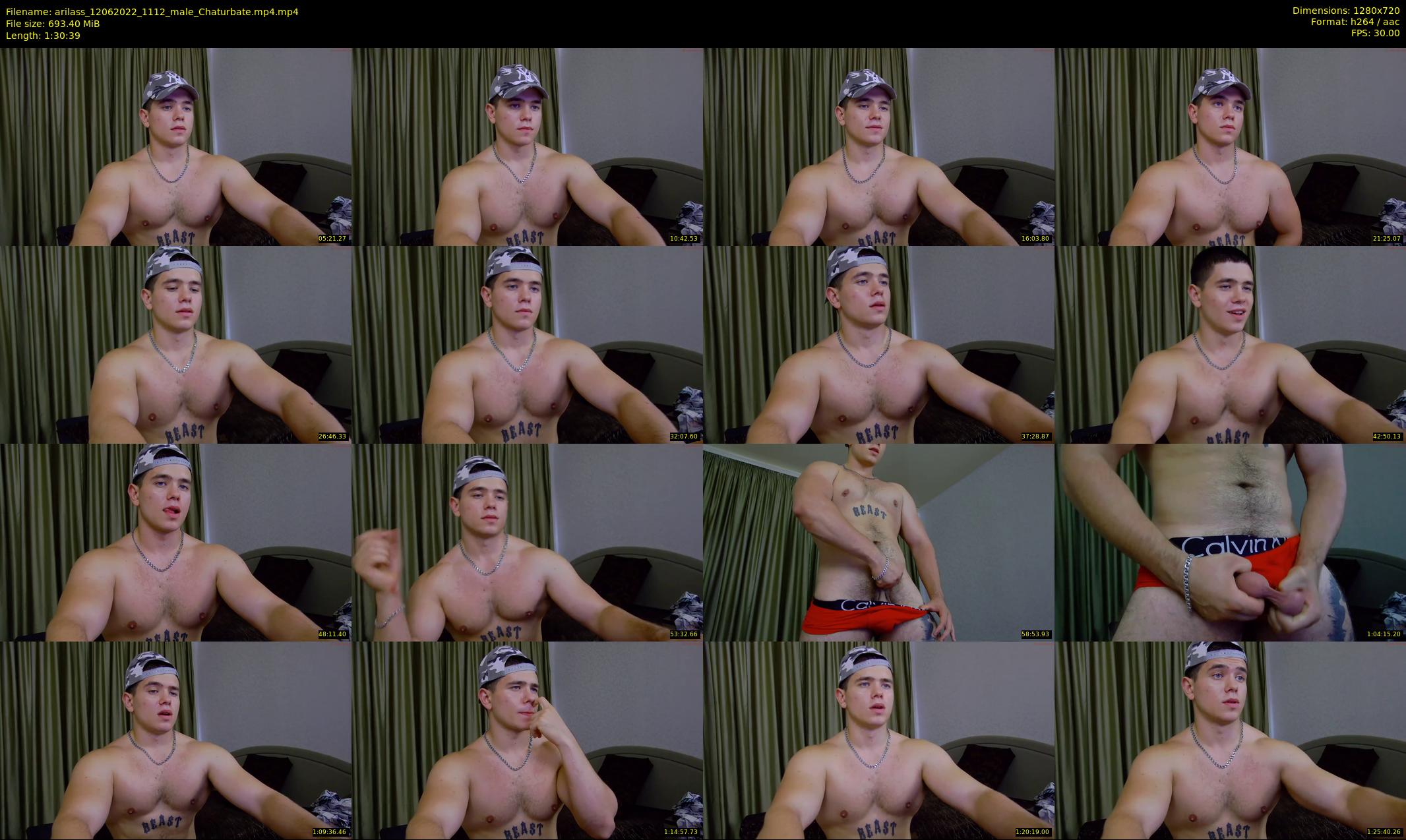 arilass — 91 minute Chaturbate male cam show recording, 720p, Jun 12, 2022