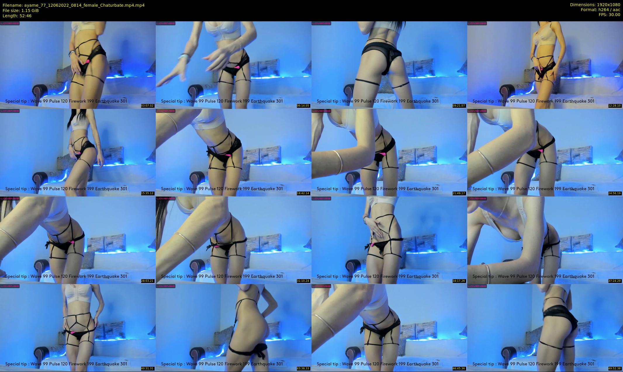 ayame_77 — 53 minute Chaturbate female cam show recording, 1080p, Jun 12, 2022