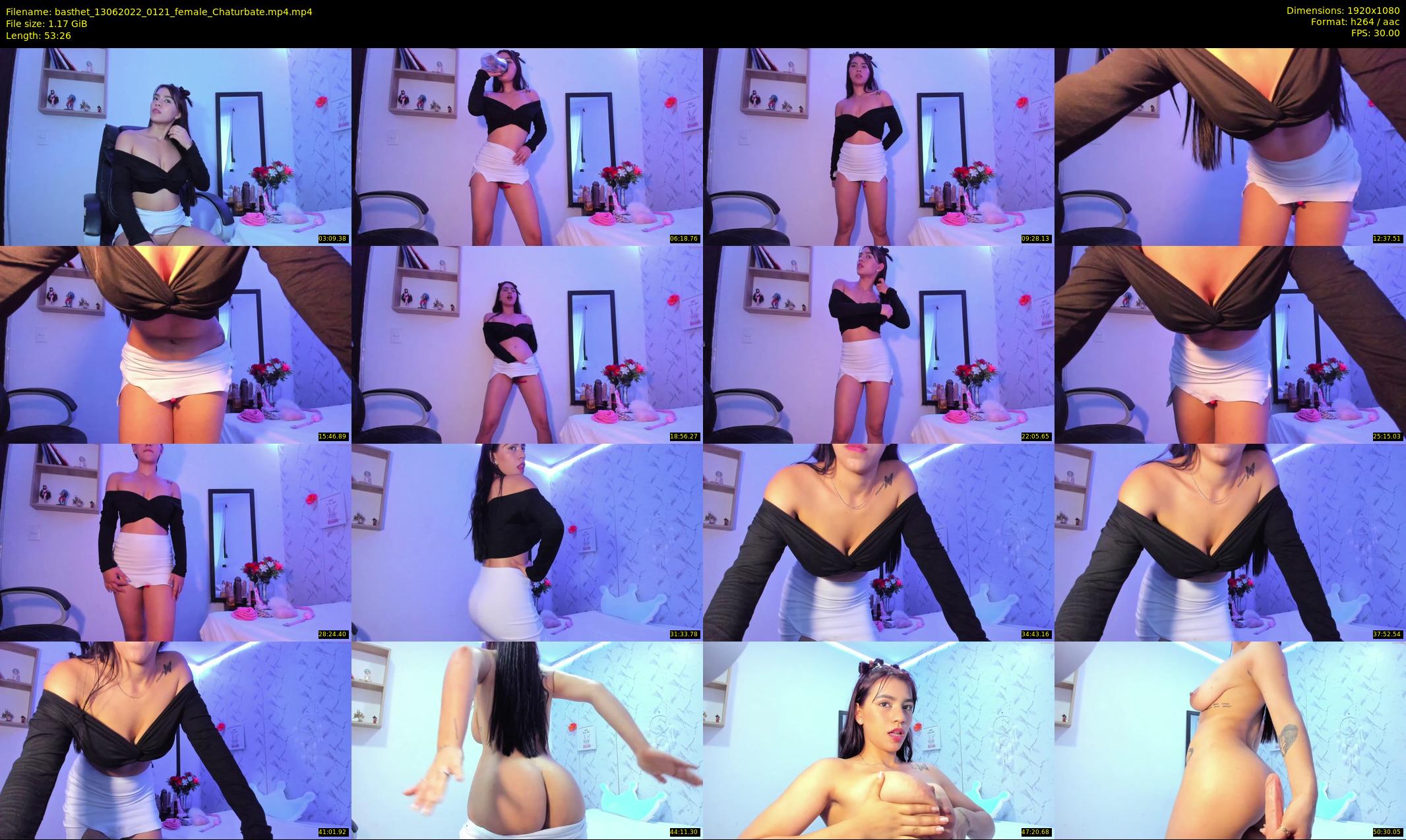 basthet — 54 minute Chaturbate female cam show recording, 1080p, Jun 13, 2022