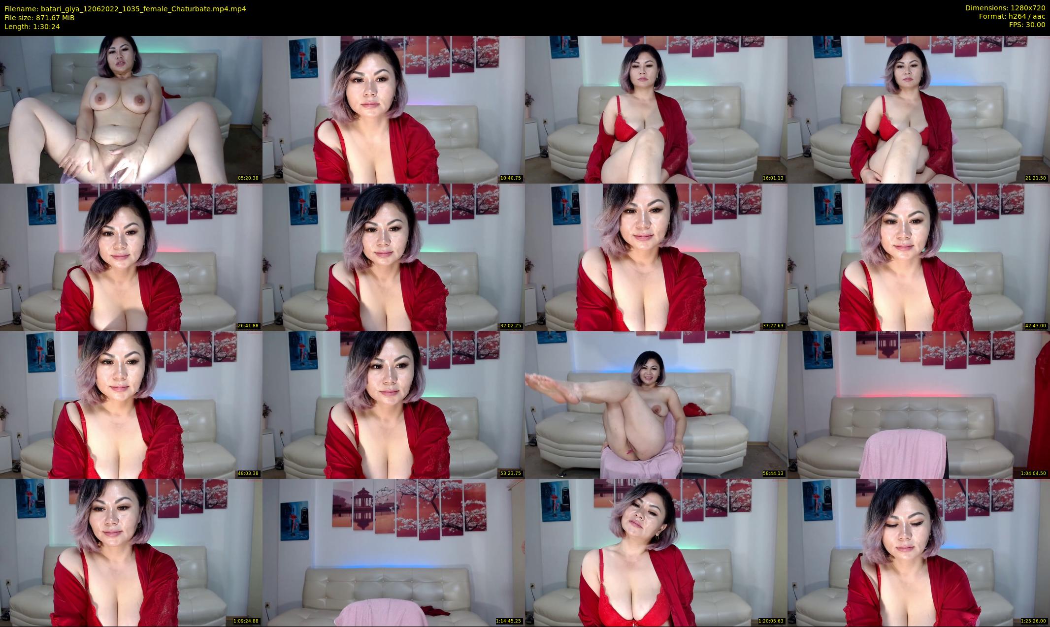 batari_giya — 91 minute Chaturbate female cam show recording, 720p, Jun 12, 2022