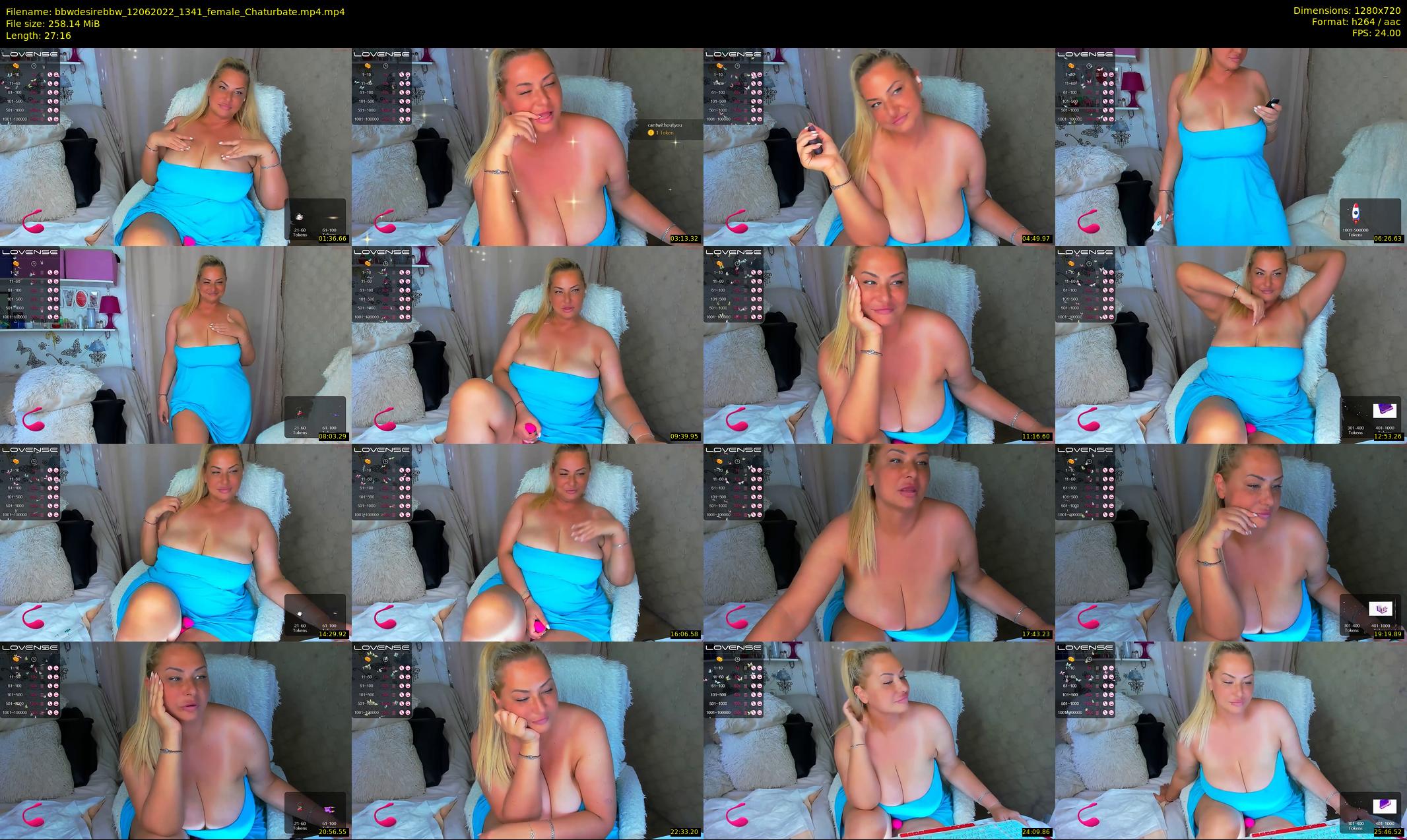 bbwdesirebbw — 28 minute Chaturbate female cam show recording, 720p, Jun 12, 2022