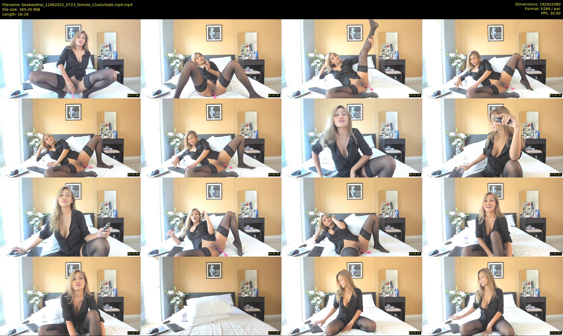 beebeethai — 17 minute Chaturbate female cam show recording, 1080p, Jun 12, 2022