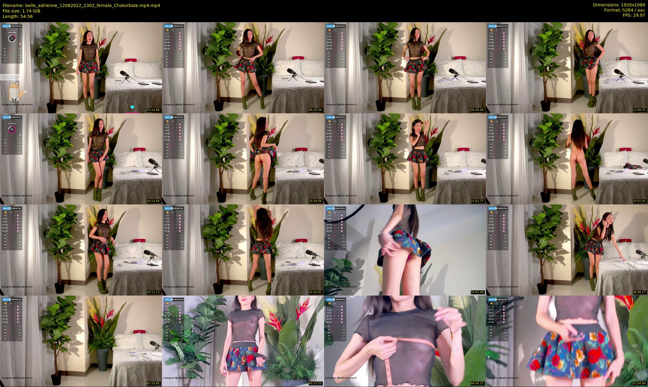 belle_adrienne — 55 minute Chaturbate couple cam show recording, 1080p, Jun 12, 2022