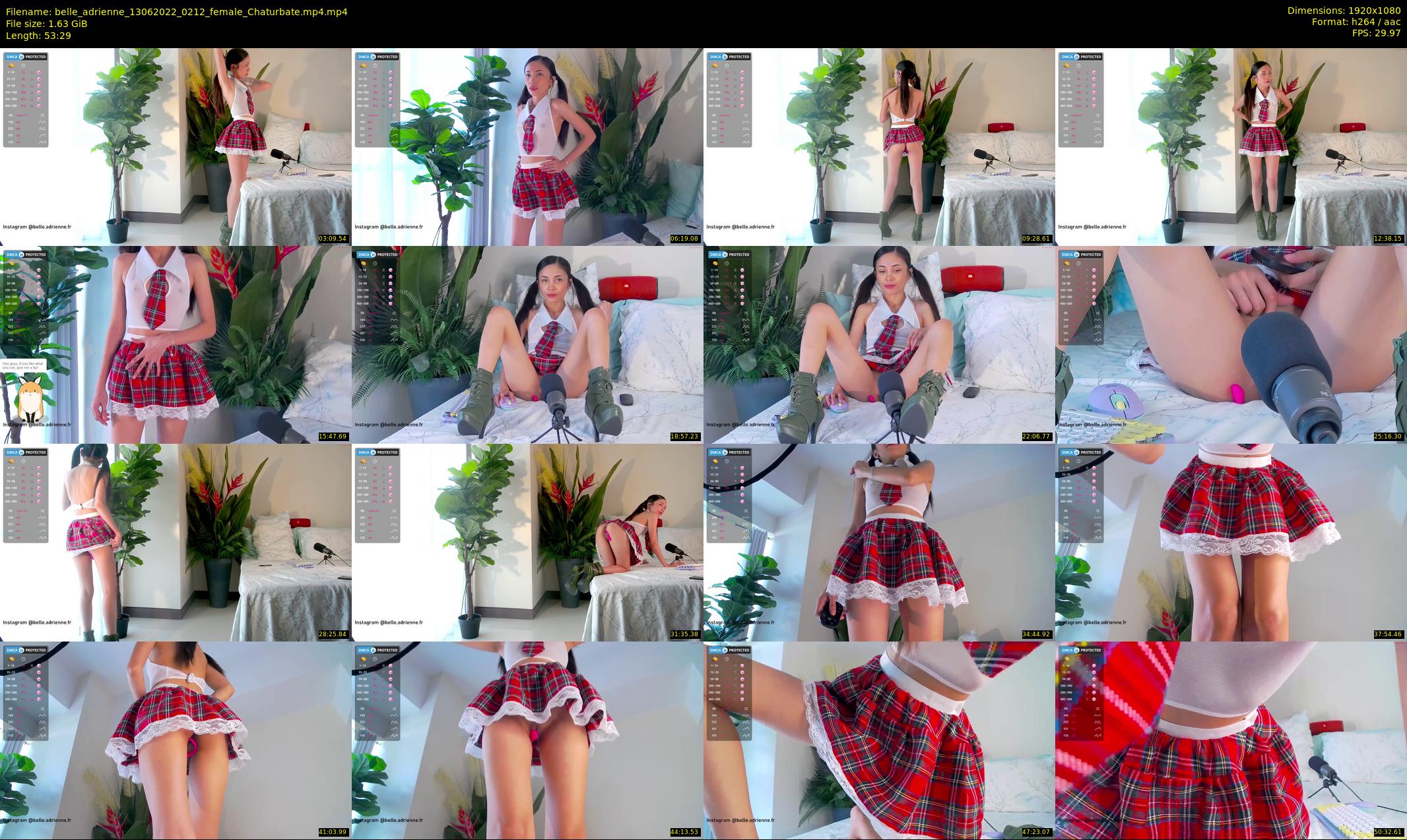 belle_adrienne — 54 minute Chaturbate couple cam show recording, 1080p, Jun 13, 2022