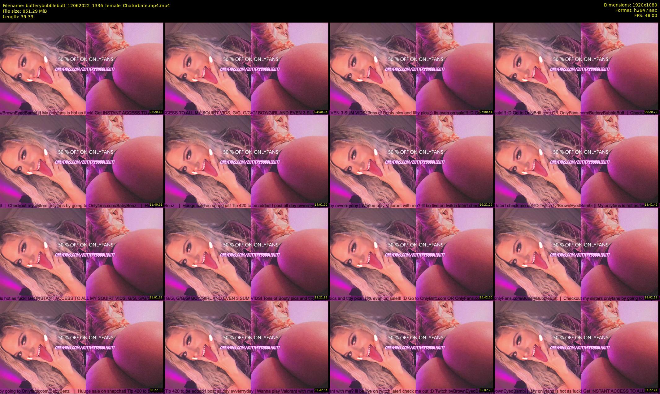 butterybubblebutt — 40 minute Chaturbate couple cam show recording, 1080p, Jun 12, 2022