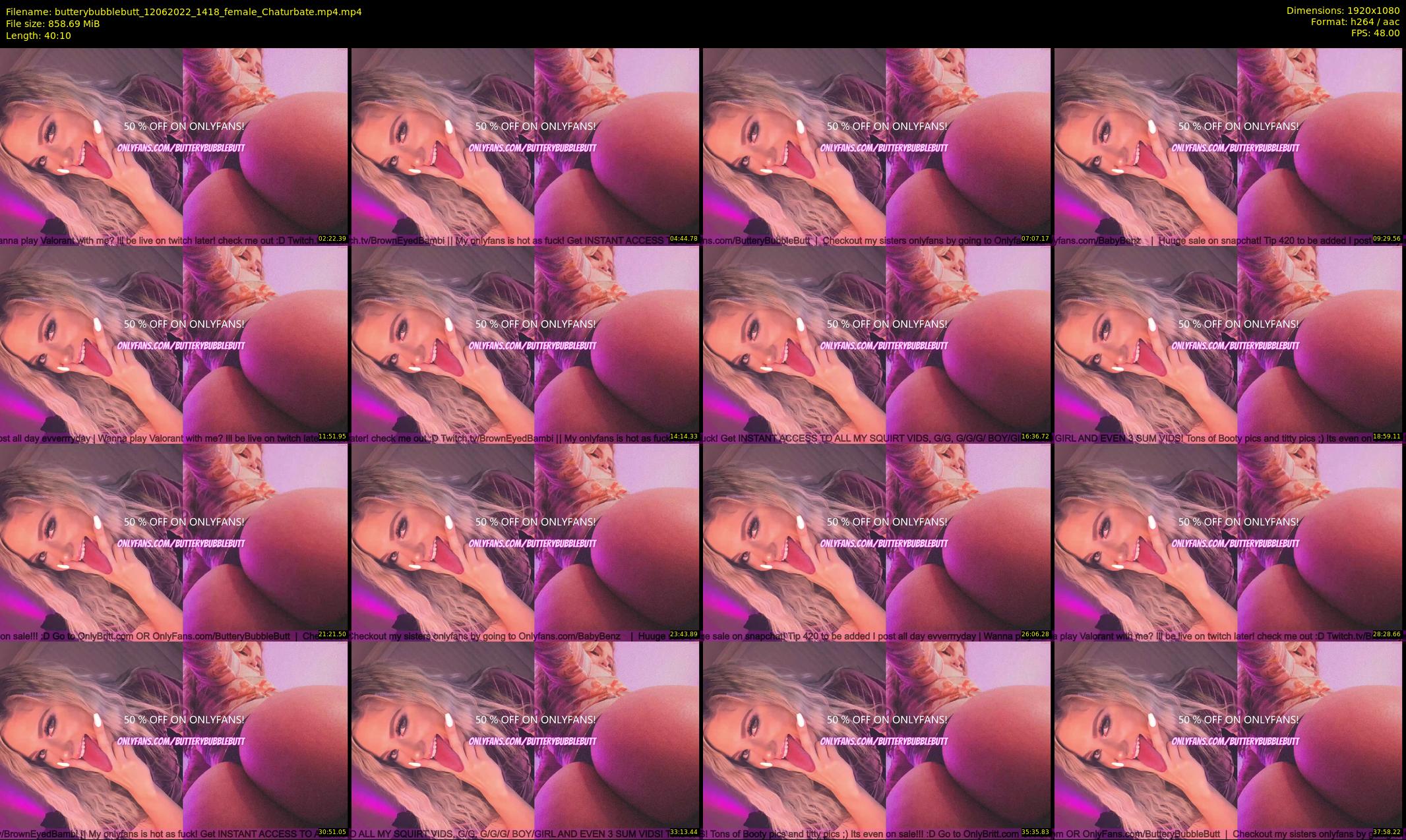 butterybubblebutt — 41 minute Chaturbate couple cam show recording, 1080p, Jun 12, 2022