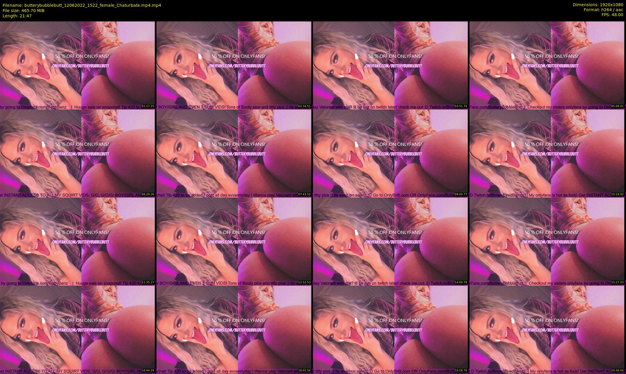 butterybubblebutt — 22 minute Chaturbate couple cam show recording, 1080p, Jun 12, 2022