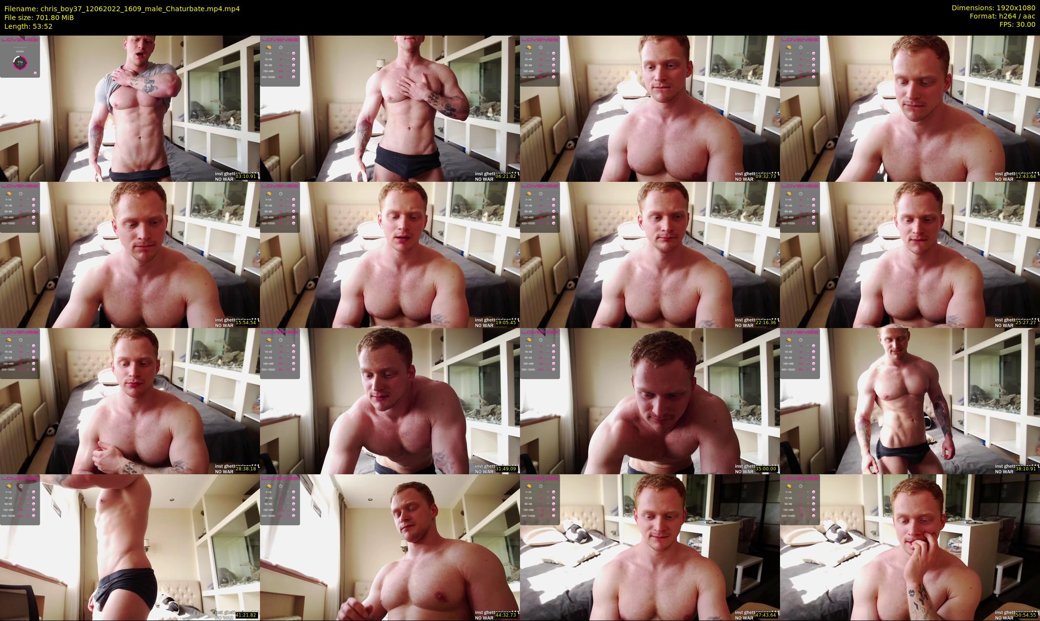 chris_boy37 — 54 minute Chaturbate male cam show recording, 1080p, Jun 12, 2022