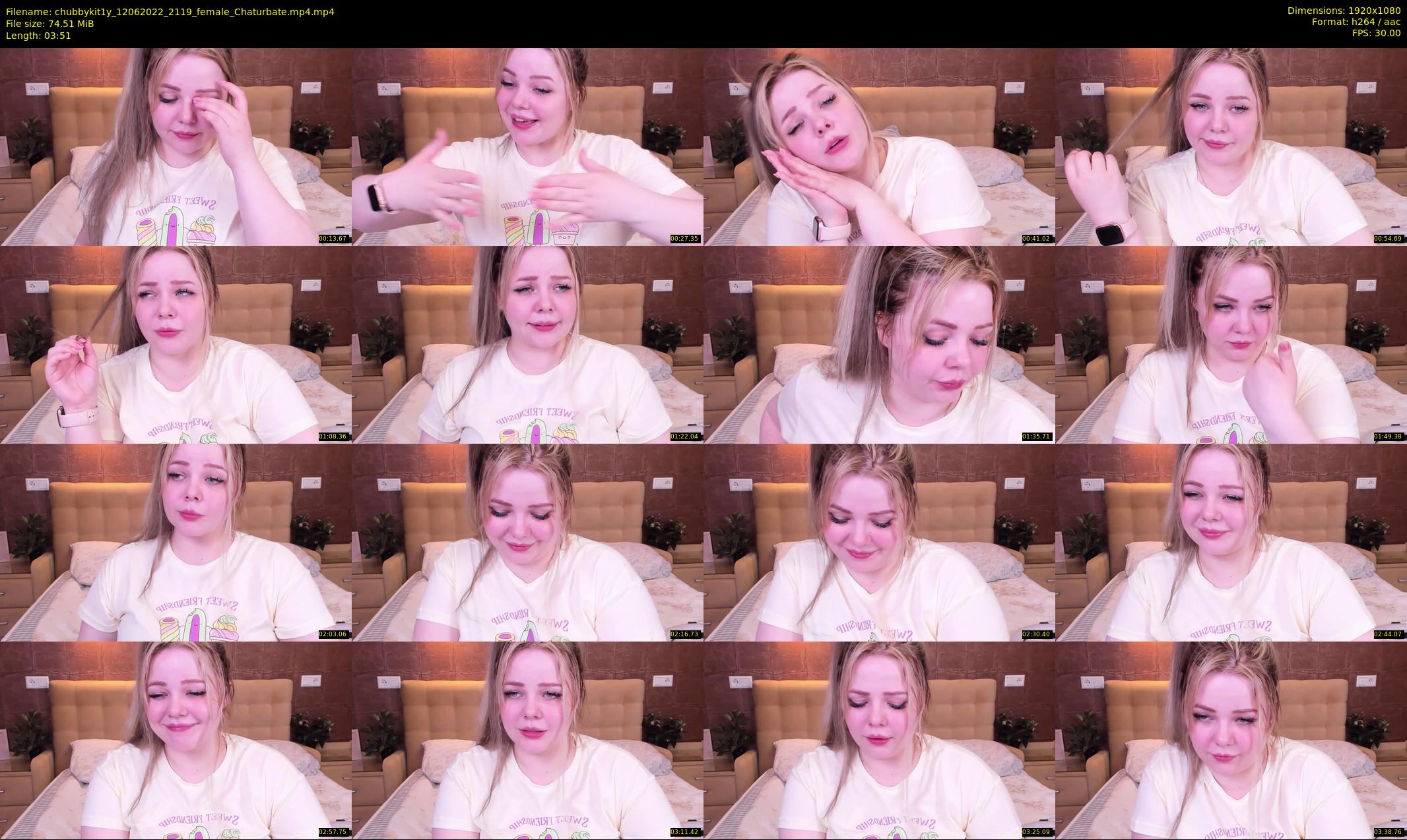 chubbykit1y — 4 minute Chaturbate female cam show recording, 1080p, Jun 12, 2022