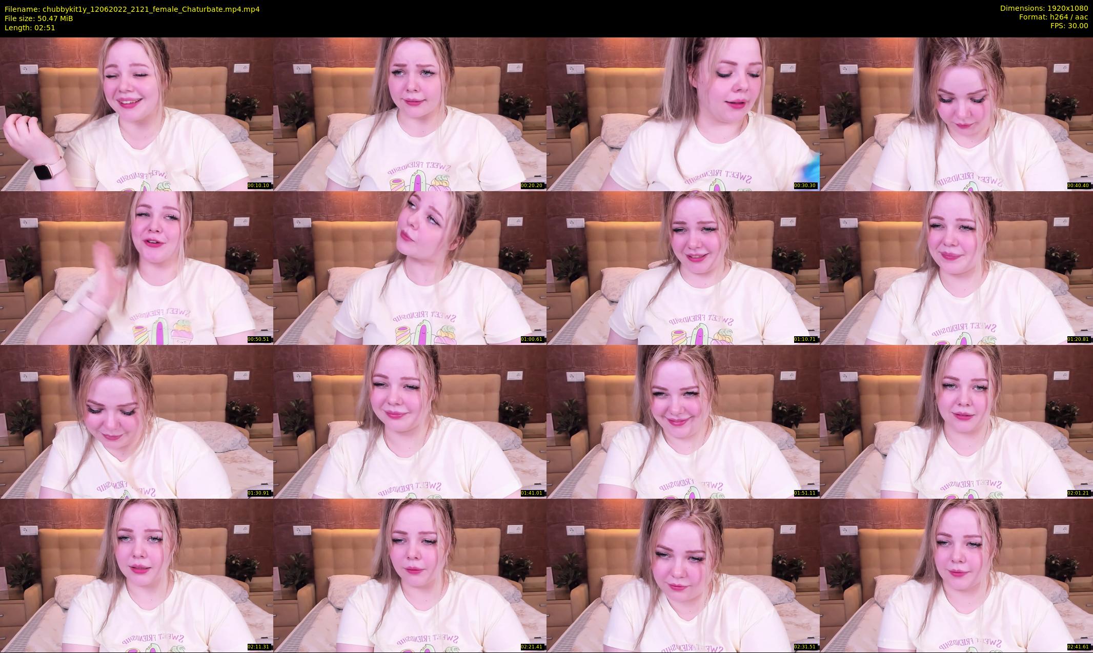 chubbykit1y — 3 minute Chaturbate female cam show recording, 1080p, Jun 12, 2022