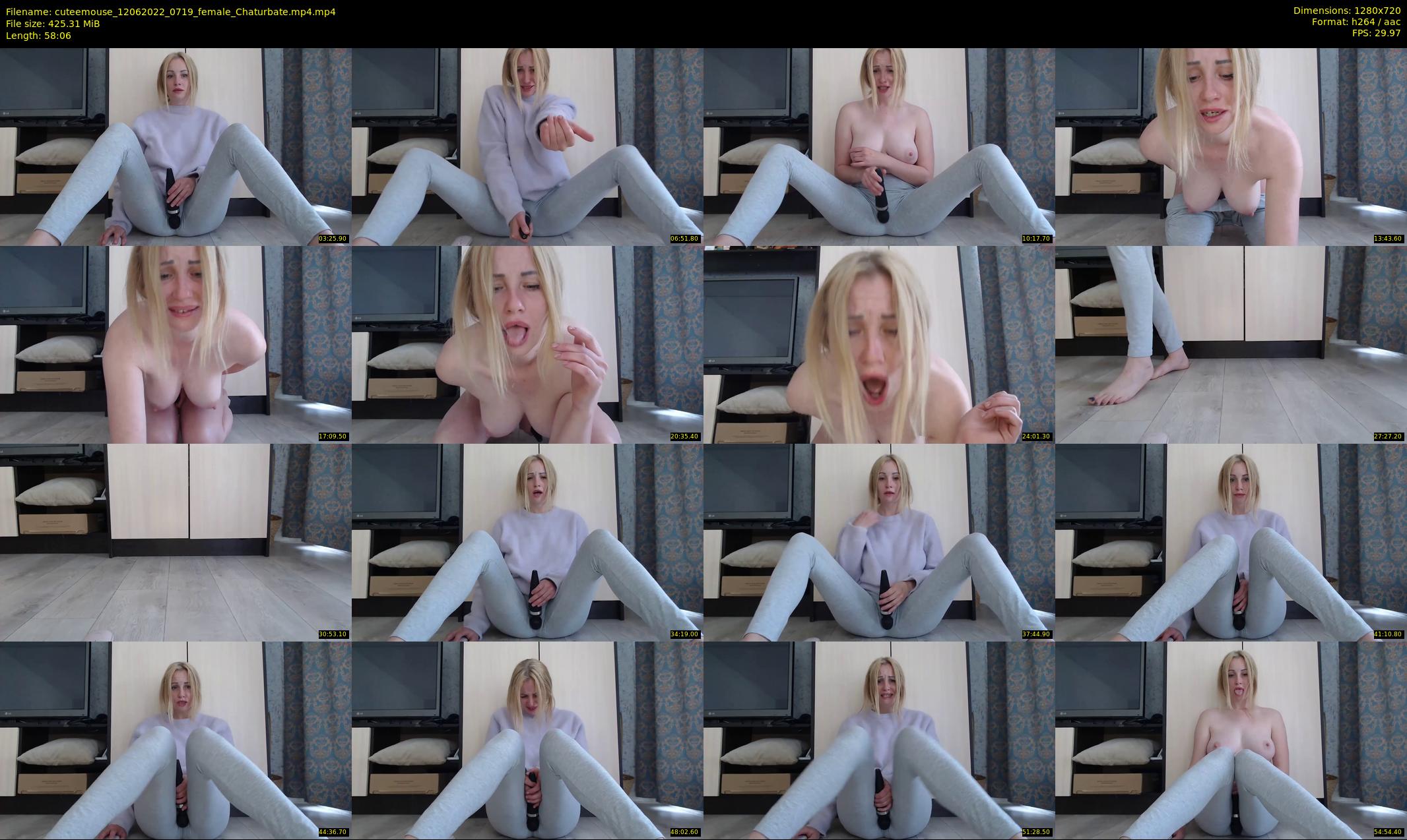 cuteemouse — 59 minute Chaturbate female cam show recording, 720p, Jun 12, 2022