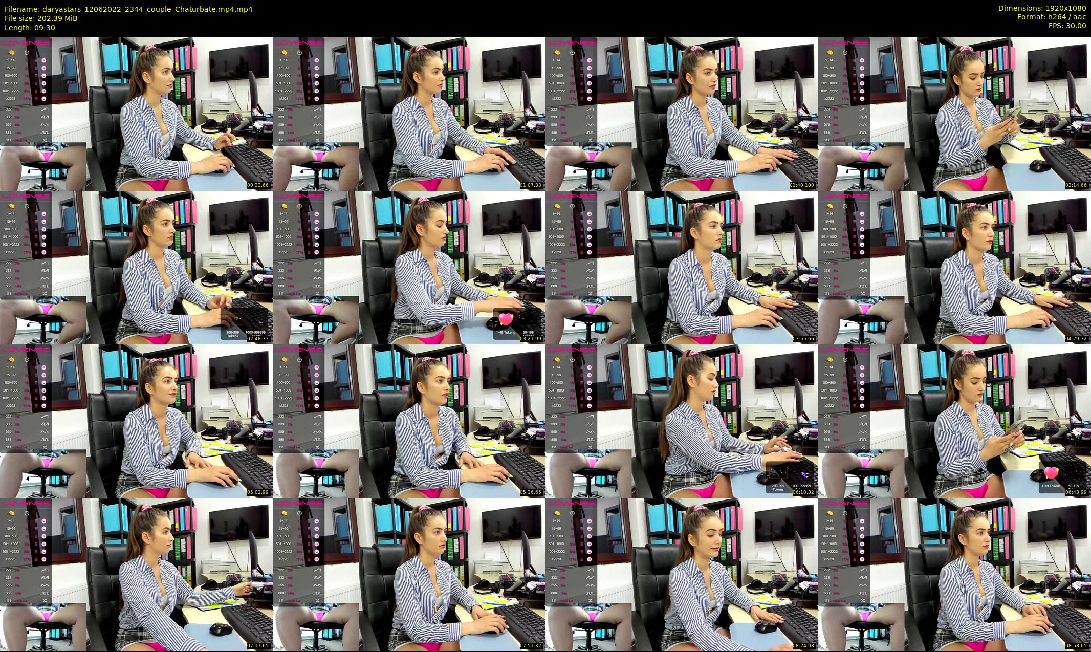 daryastars — 10 minute Chaturbate couple cam show recording, 1080p, Jun 12, 2022