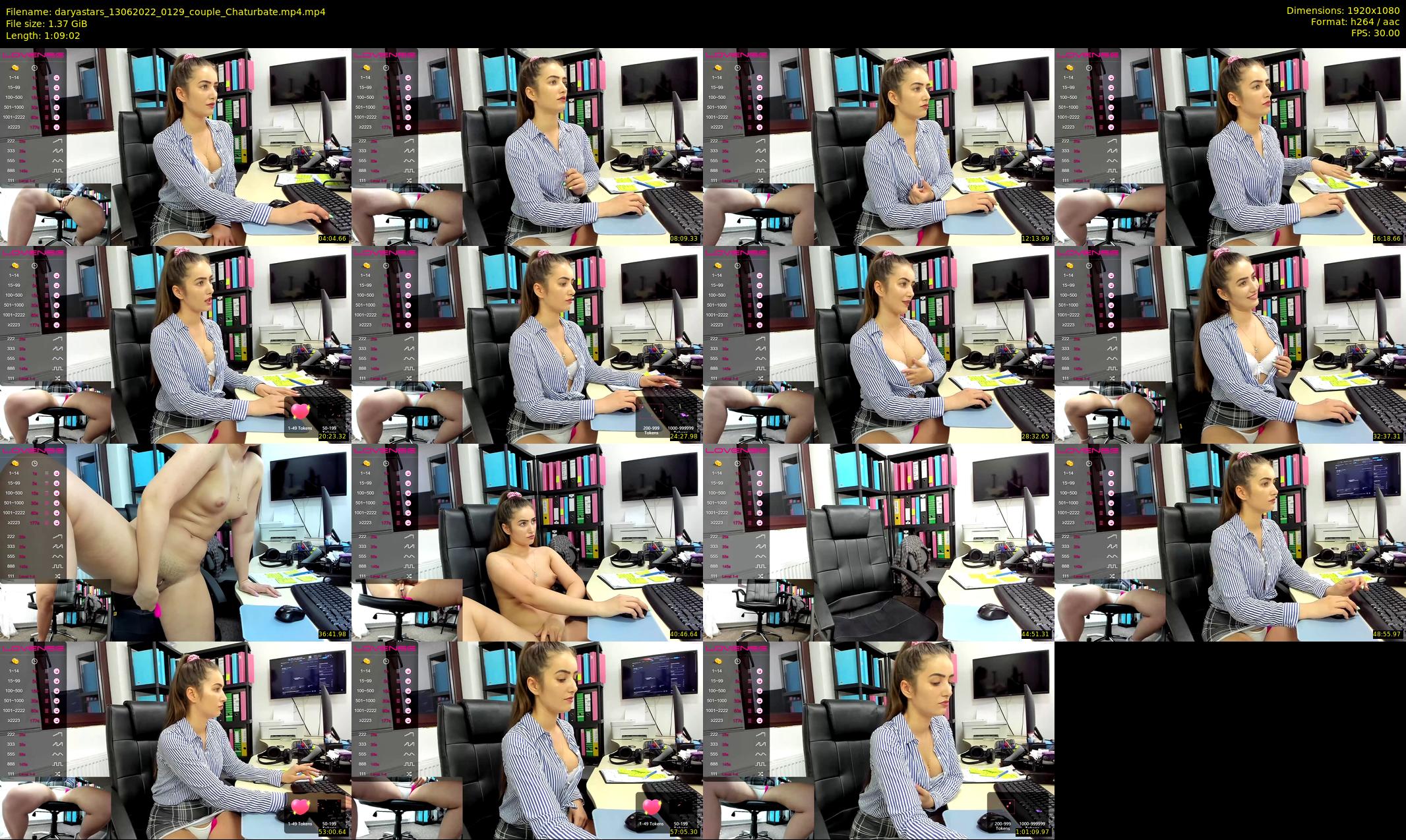 daryastars — 70 minute Chaturbate couple cam show recording, 1080p, Jun 13, 2022