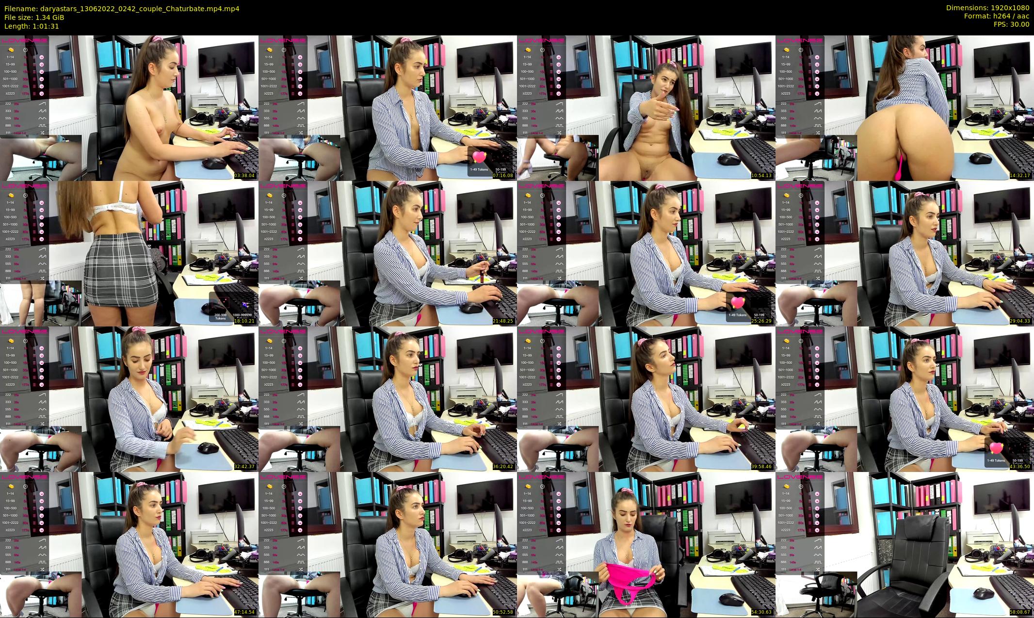 daryastars — 62 minute Chaturbate couple cam show recording, 1080p, Jun 13, 2022