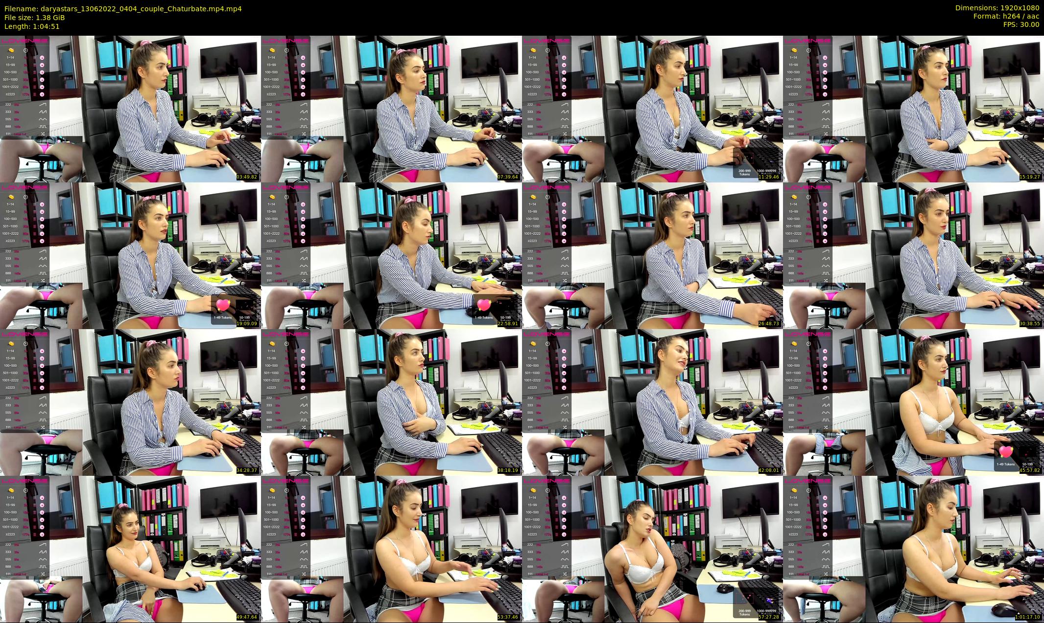 daryastars — 65 minute Chaturbate couple cam show recording, 1080p, Jun 13, 2022