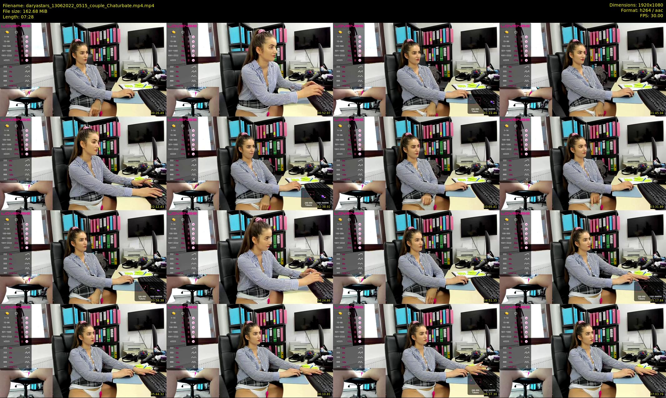 daryastars — 8 minute Chaturbate couple cam show recording, 1080p, Jun 13, 2022