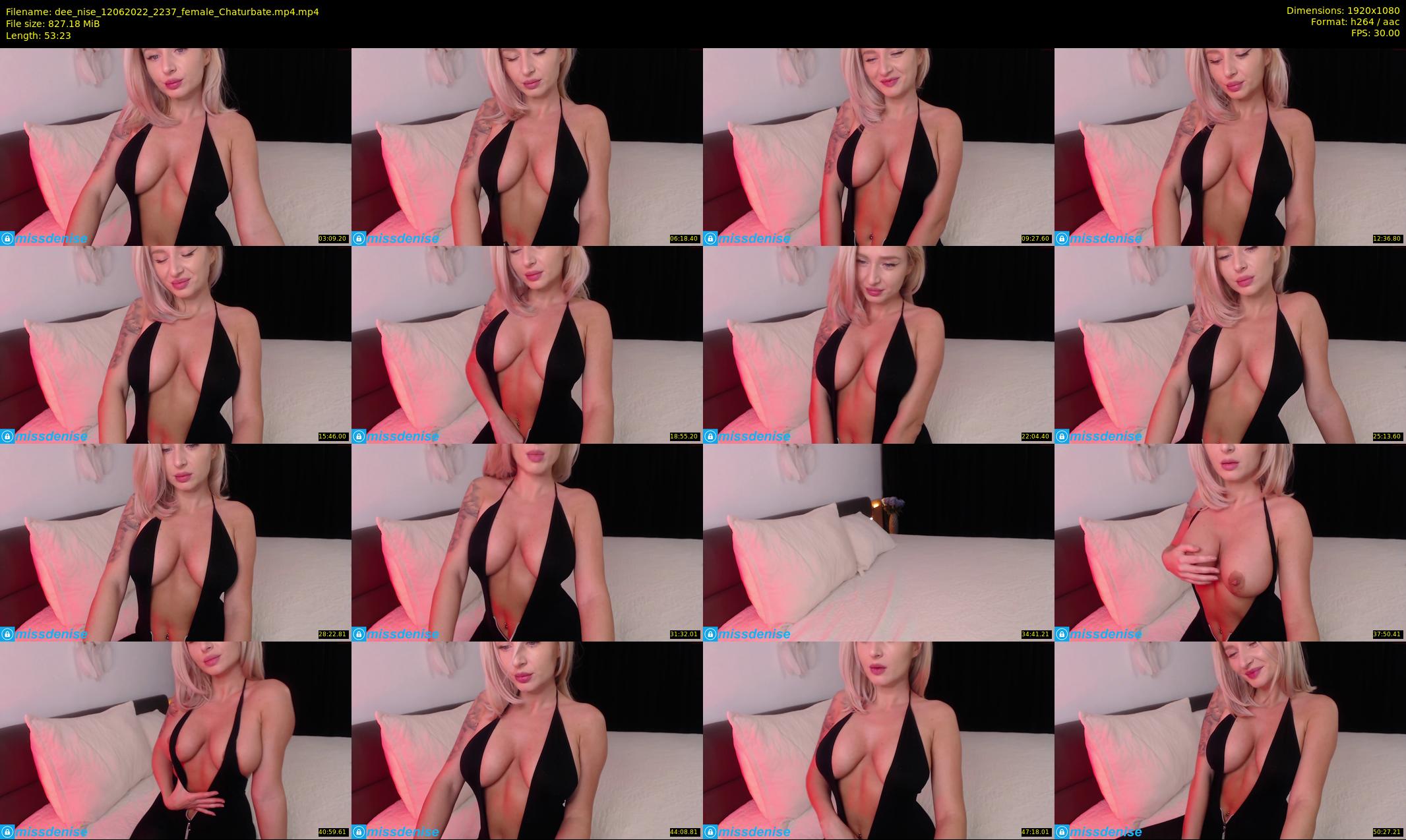 dee_nise — 54 minute Chaturbate female cam show recording, 1080p, Jun 12, 2022