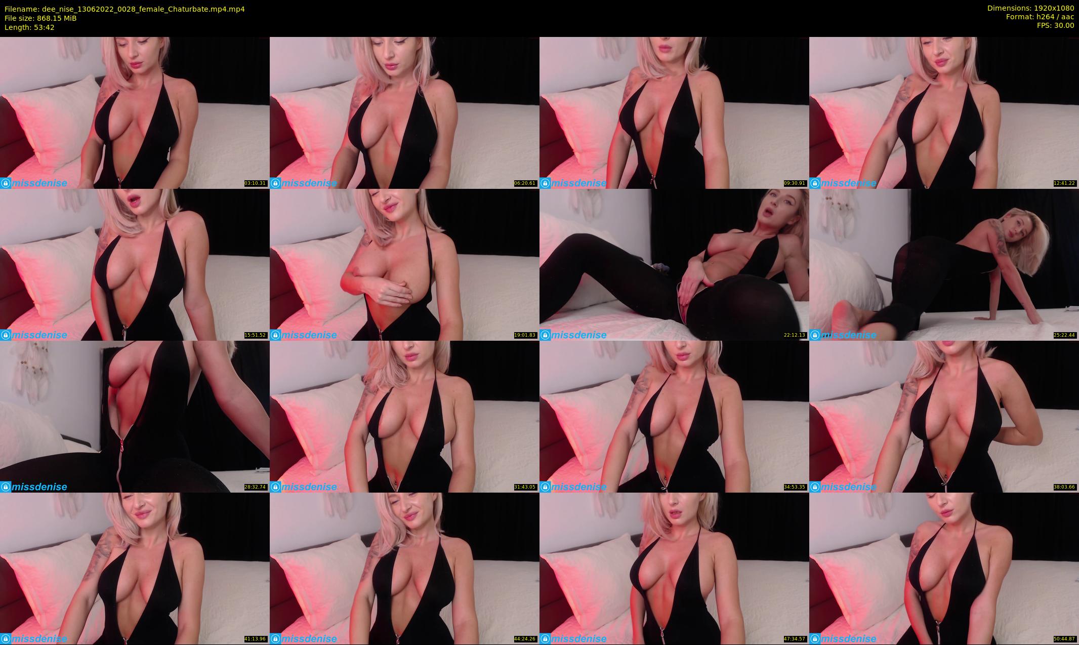 dee_nise — 54 minute Chaturbate female cam show recording, 1080p, Jun 13, 2022