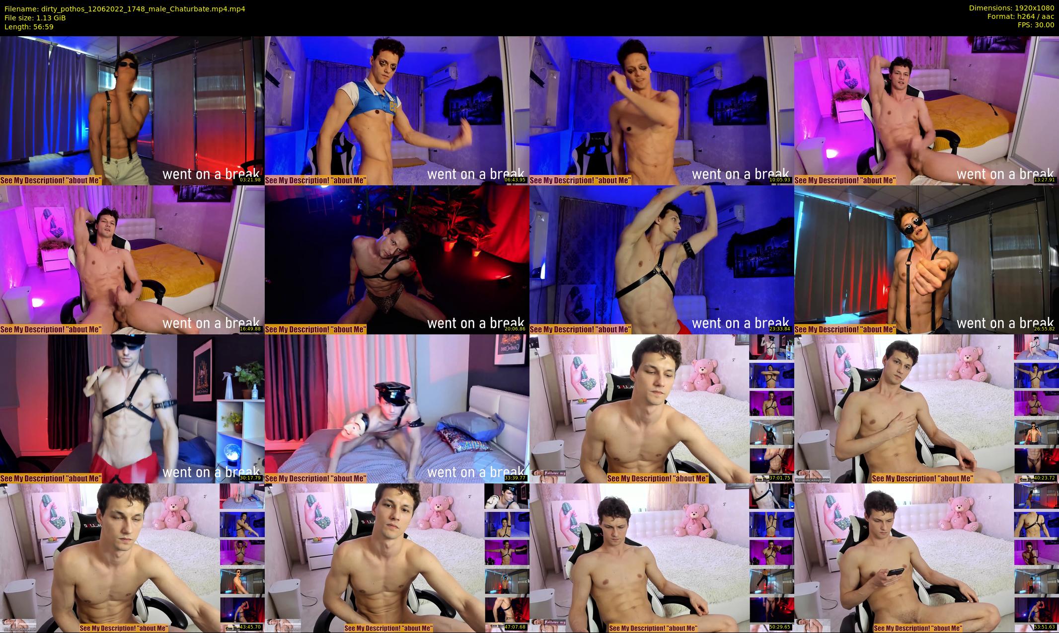 dirty_pothos — 57 minute Chaturbate male cam show recording, 1080p, Jun 12, 2022
