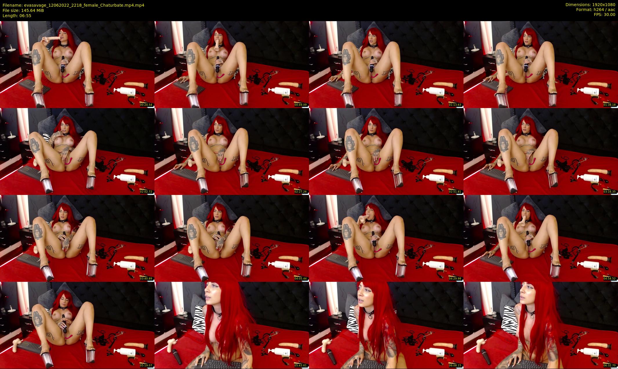evasavage — 7 minute Chaturbate female cam show recording, 1080p, Jun 12, 2022