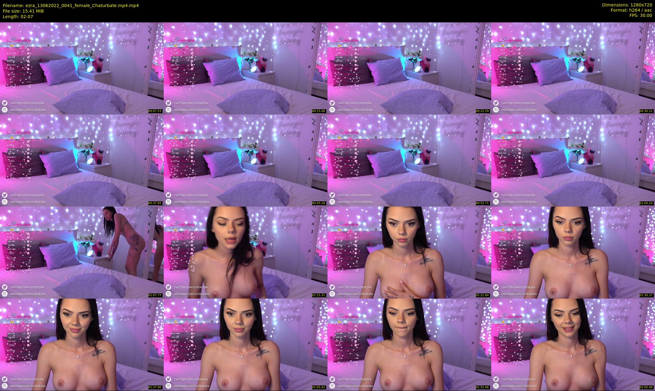 ezra — 3 minute Chaturbate female cam show recording, 720p, Jun 13, 2022