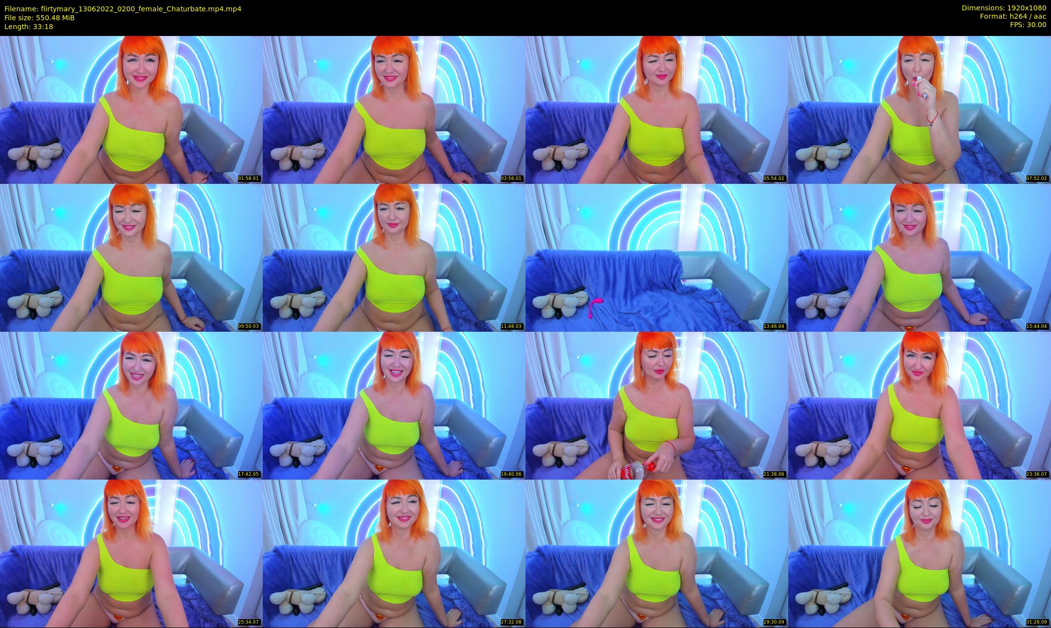flirtymary — 34 minute Chaturbate female cam show recording, 1080p, Jun 13, 2022