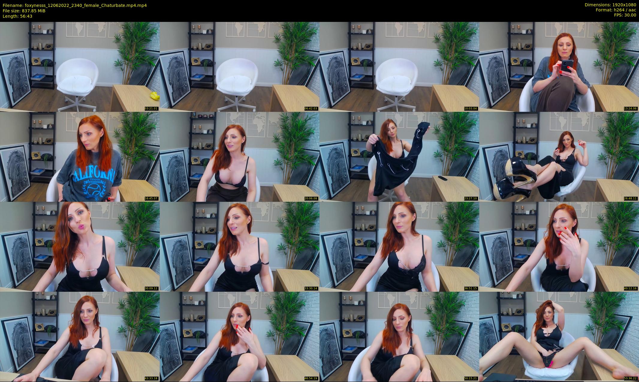 foxynesss — 57 minute Chaturbate female cam show recording, 1080p, Jun 12, 2022