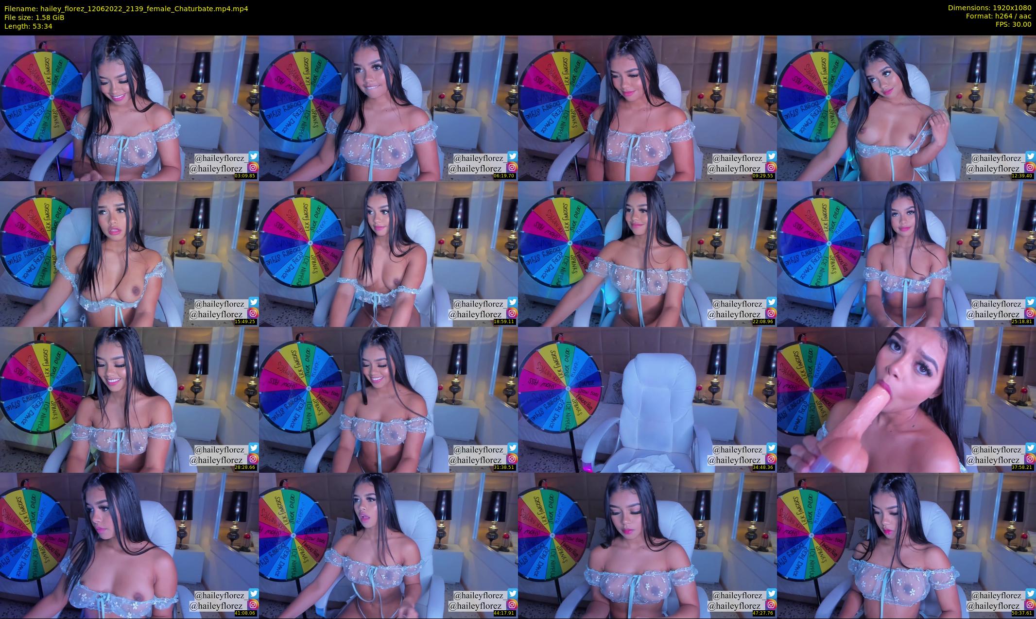hailey_florez — 54 minute Chaturbate female cam show recording, 1080p, Jun 12, 2022