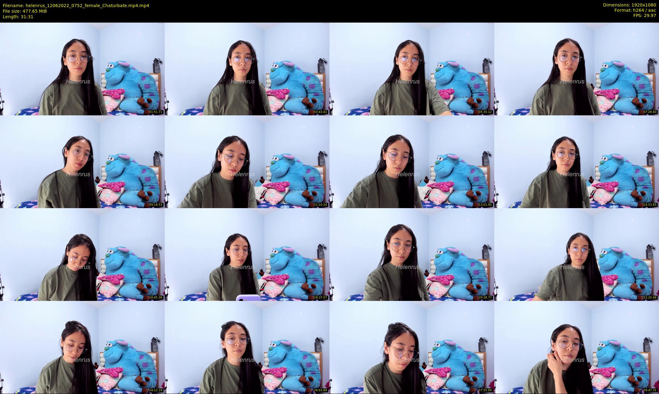 helenrus — 32 minute Chaturbate female cam show recording, 1080p, Jun 12, 2022