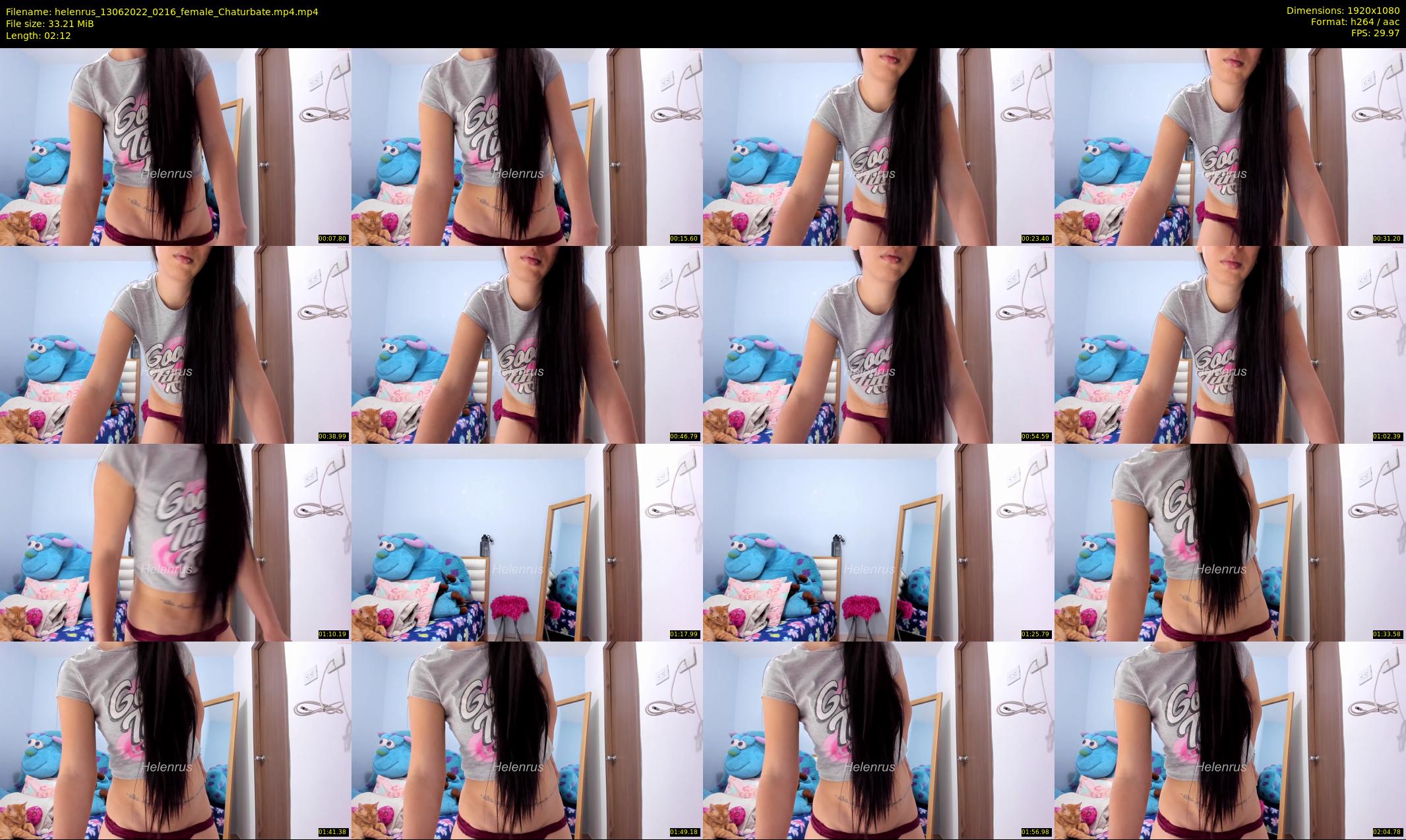 helenrus — 3 minute Chaturbate female cam show recording, 1080p, Jun 13, 2022