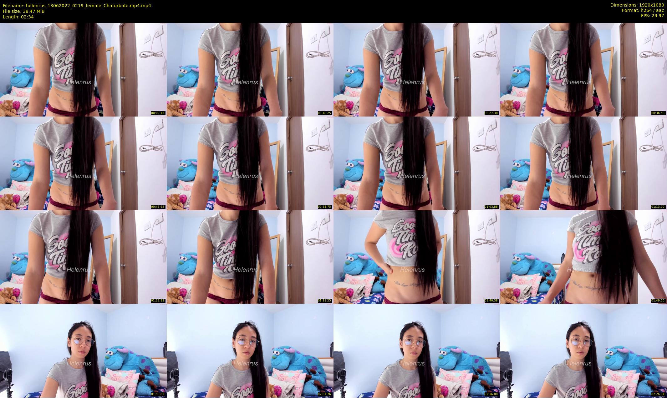 helenrus — 3 minute Chaturbate female cam show recording, 1080p, Jun 13, 2022
