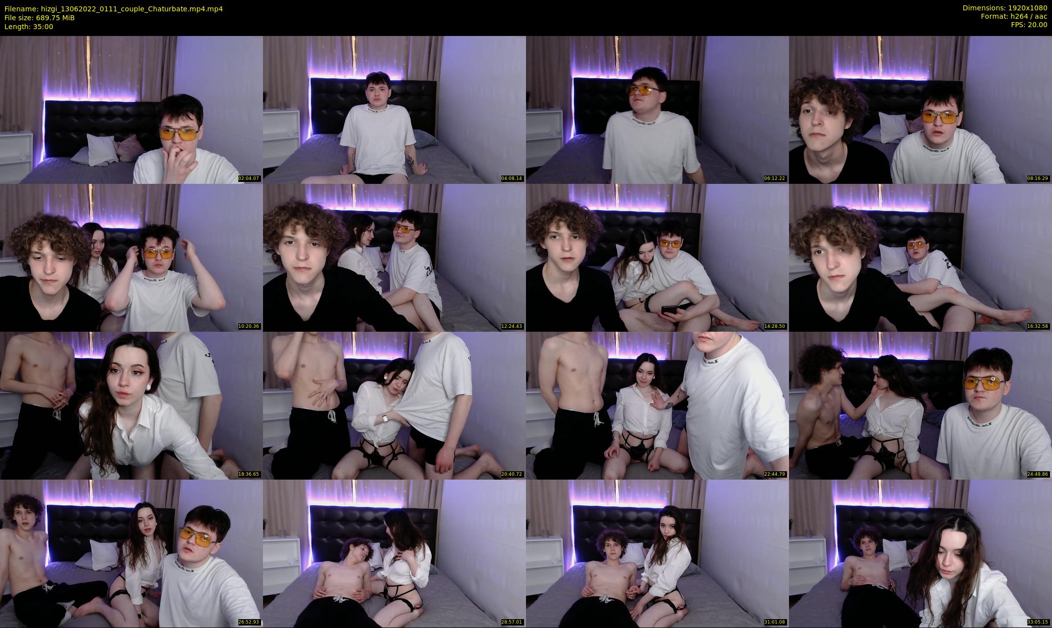 hizgi — 35 minute Chaturbate couple cam show recording, 1080p, Jun 13, 2022