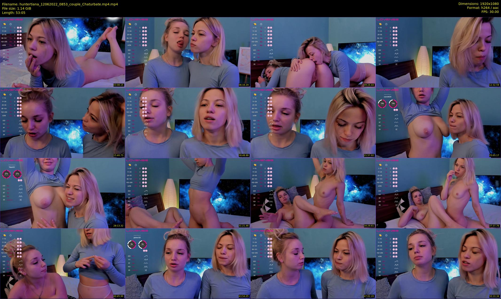huntertiana — 54 minute Chaturbate female cam show recording, 1080p, Jun 12, 2022