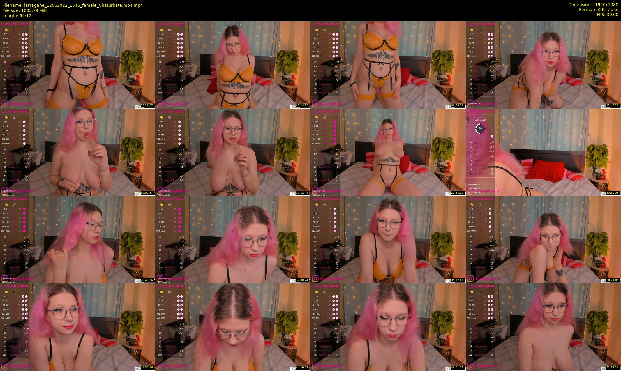 larragane — 55 minute Chaturbate couple cam show recording, 1080p, Jun 12, 2022