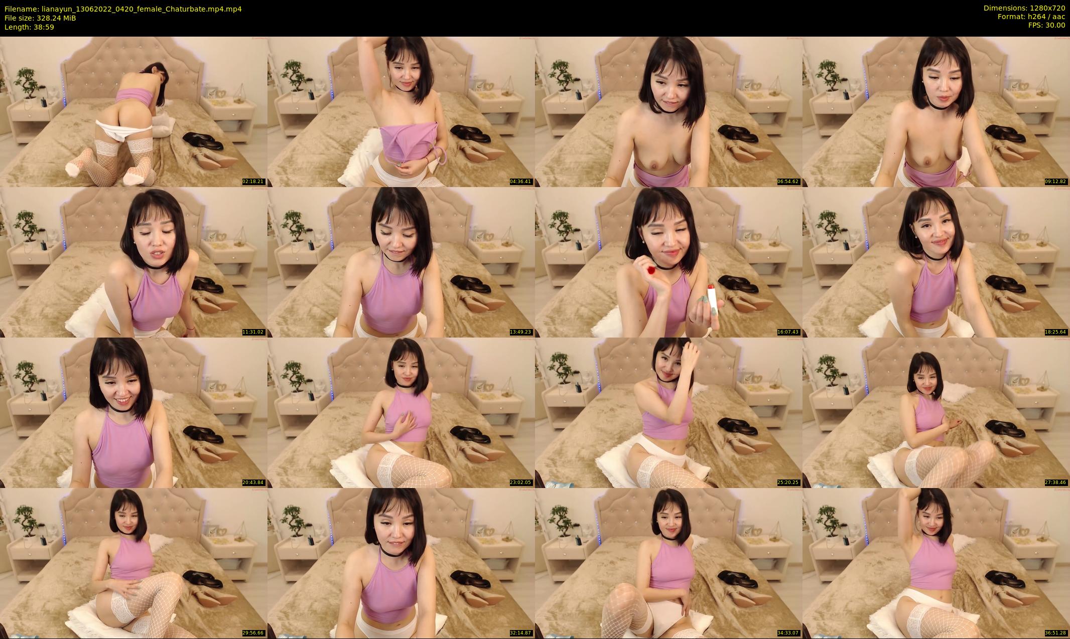 lianayun — 39 minute Chaturbate female cam show recording, 720p, Jun 13, 2022