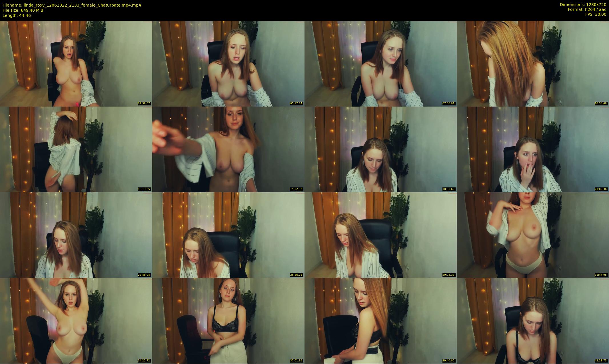 linda_roxy — 45 minute Chaturbate female cam show recording, 720p, Jun 12, 2022