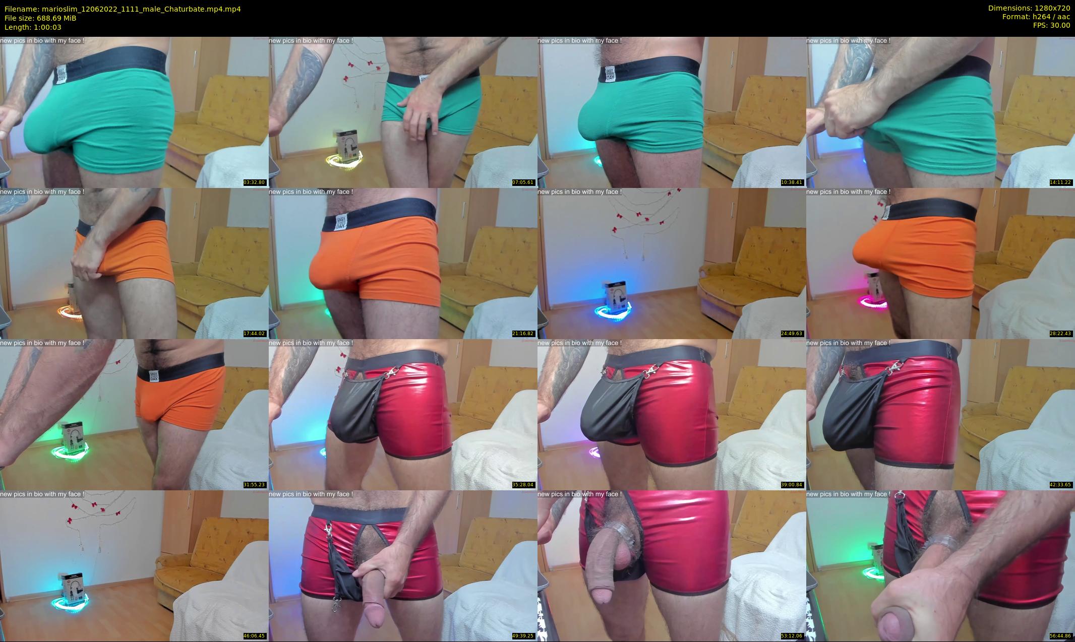 marioslim — 61 minute Chaturbate male cam show recording, 720p, Jun 12, 2022