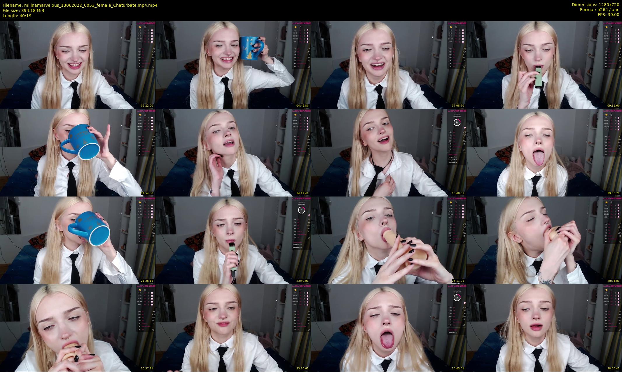 milinamarvelous — 41 minute Chaturbate female cam show recording, 720p, Jun 13, 2022