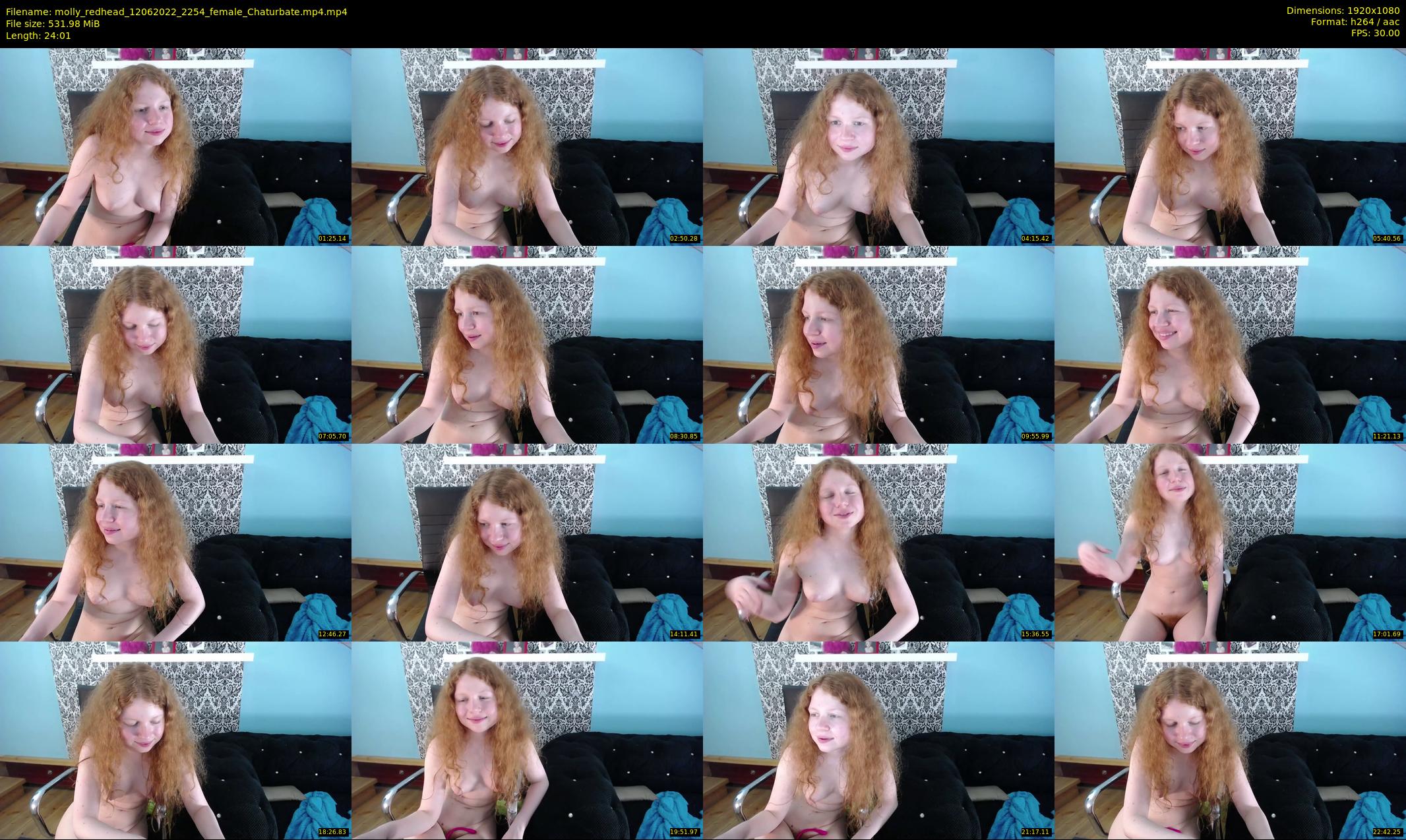 molly_redhead — 25 minute Chaturbate female cam show recording, 1080p, Jun 12, 2022