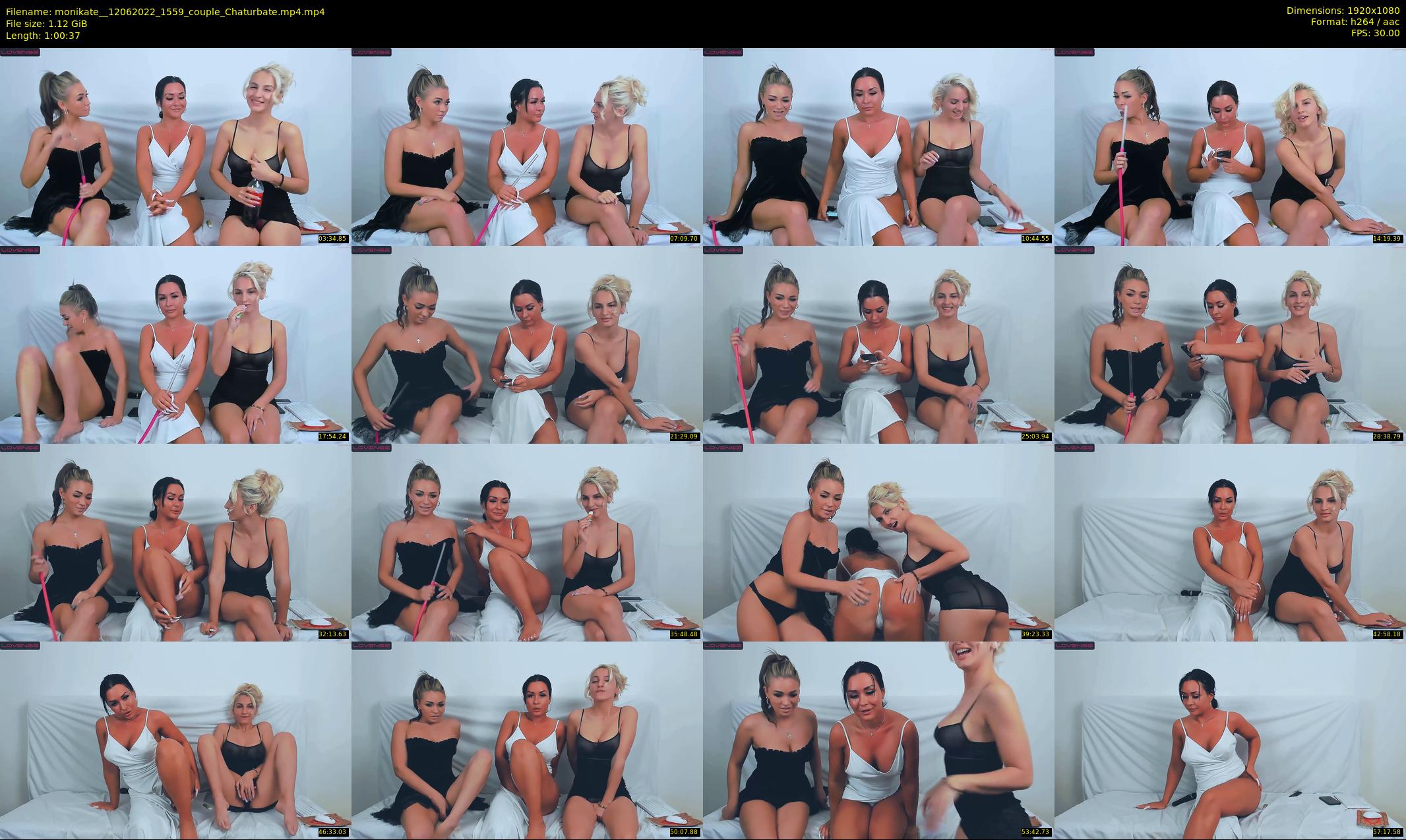 monikate_ — 61 minute Chaturbate couple cam show recording, 1080p, Jun 12, 2022