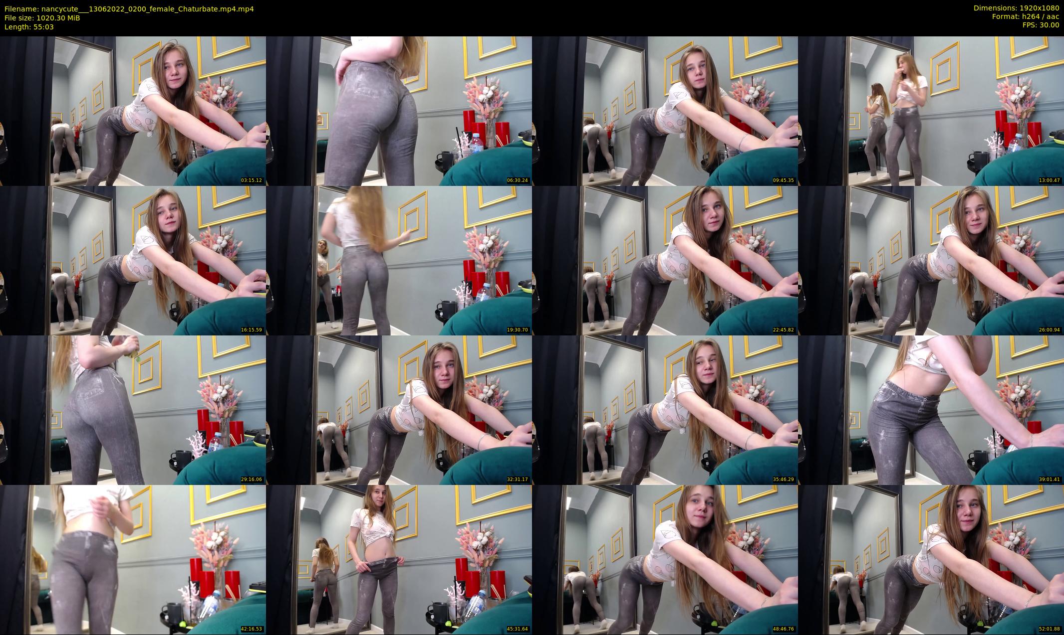nancycute__ — 56 minute Chaturbate female cam show recording, 1080p, Jun 13, 2022