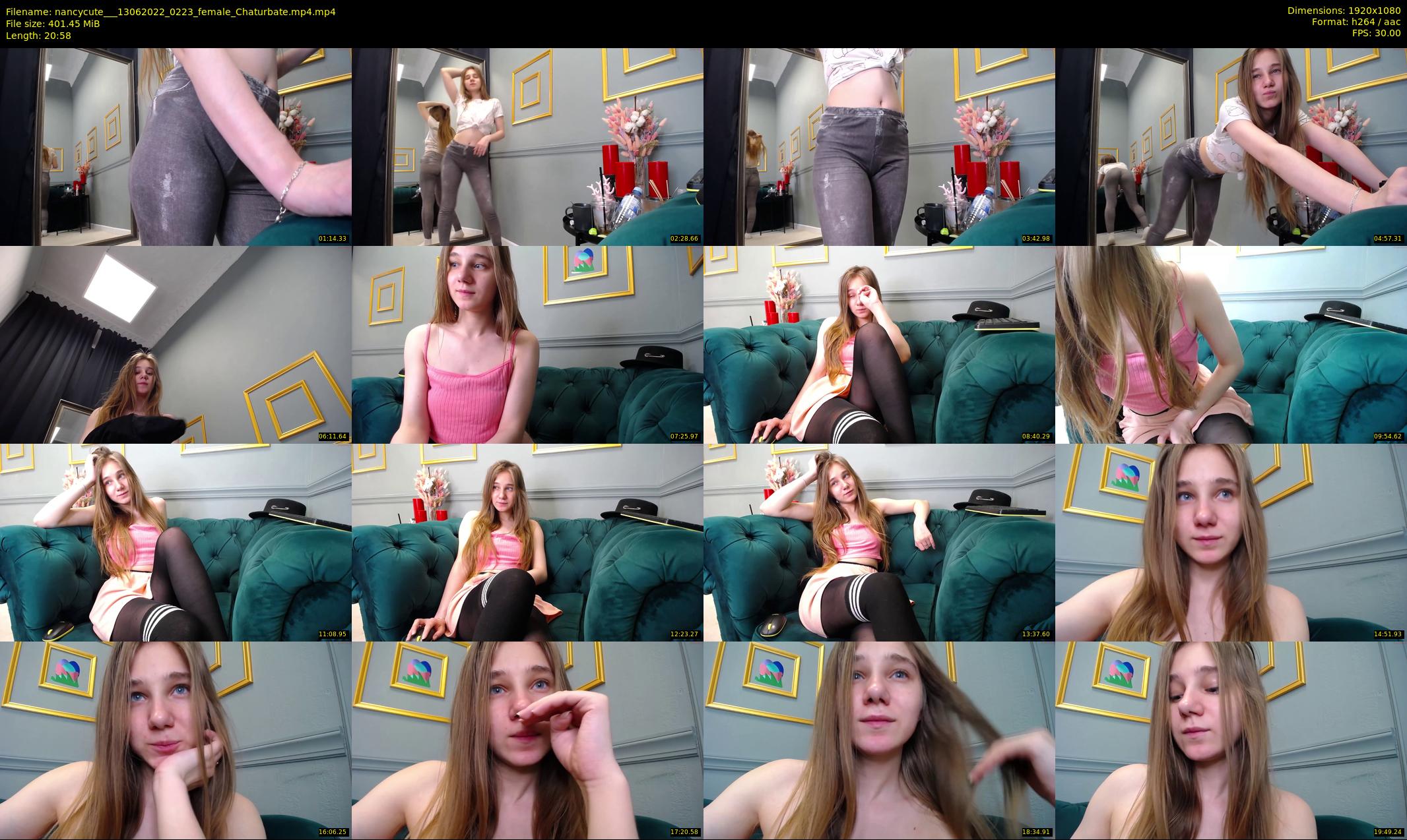 nancycute__ — 21 minute Chaturbate female cam show recording, 1080p, Jun 13, 2022