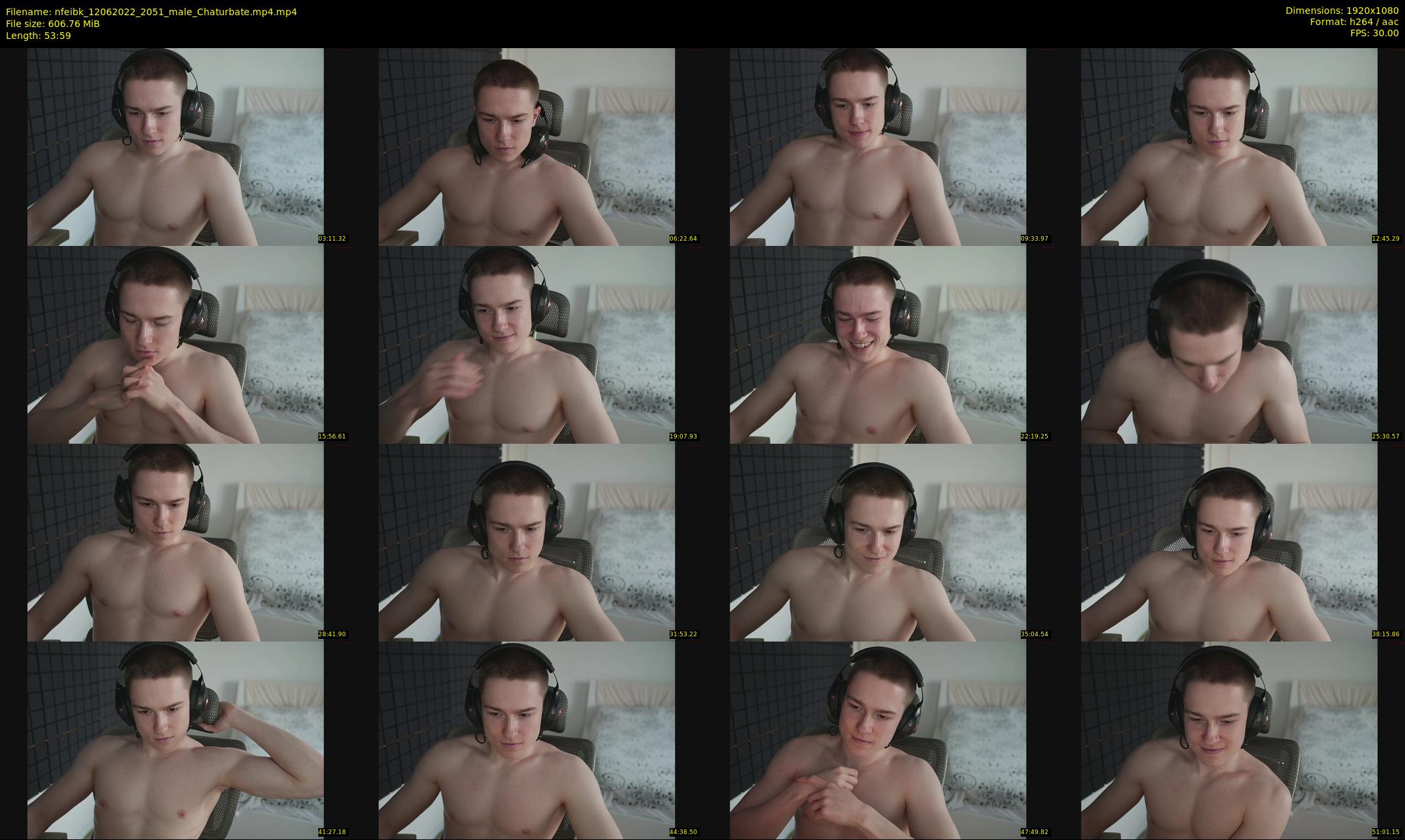 nfeibk — 54 minute Chaturbate male cam show recording, 1080p, Jun 12, 2022