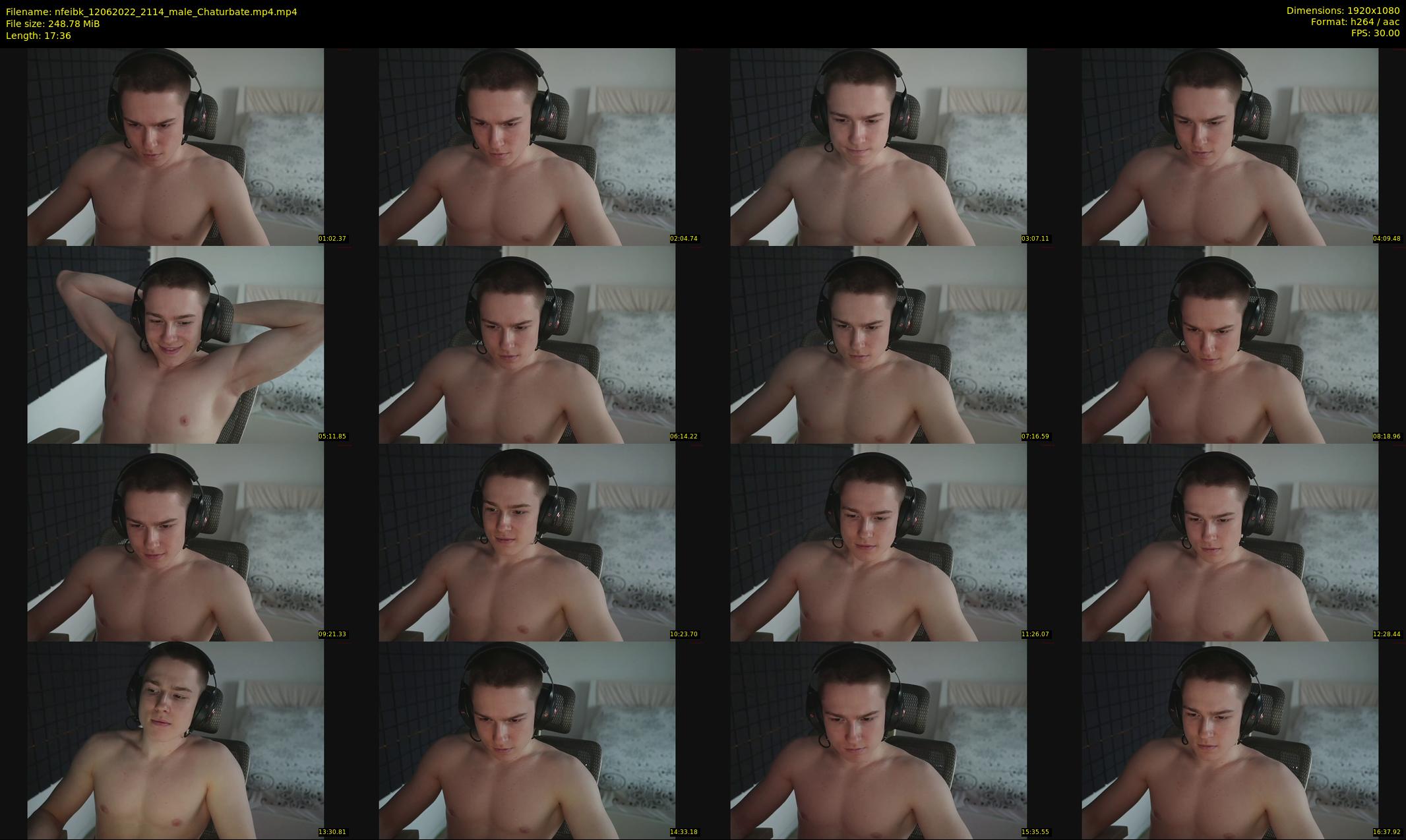nfeibk — 18 minute Chaturbate male cam show recording, 1080p, Jun 12, 2022