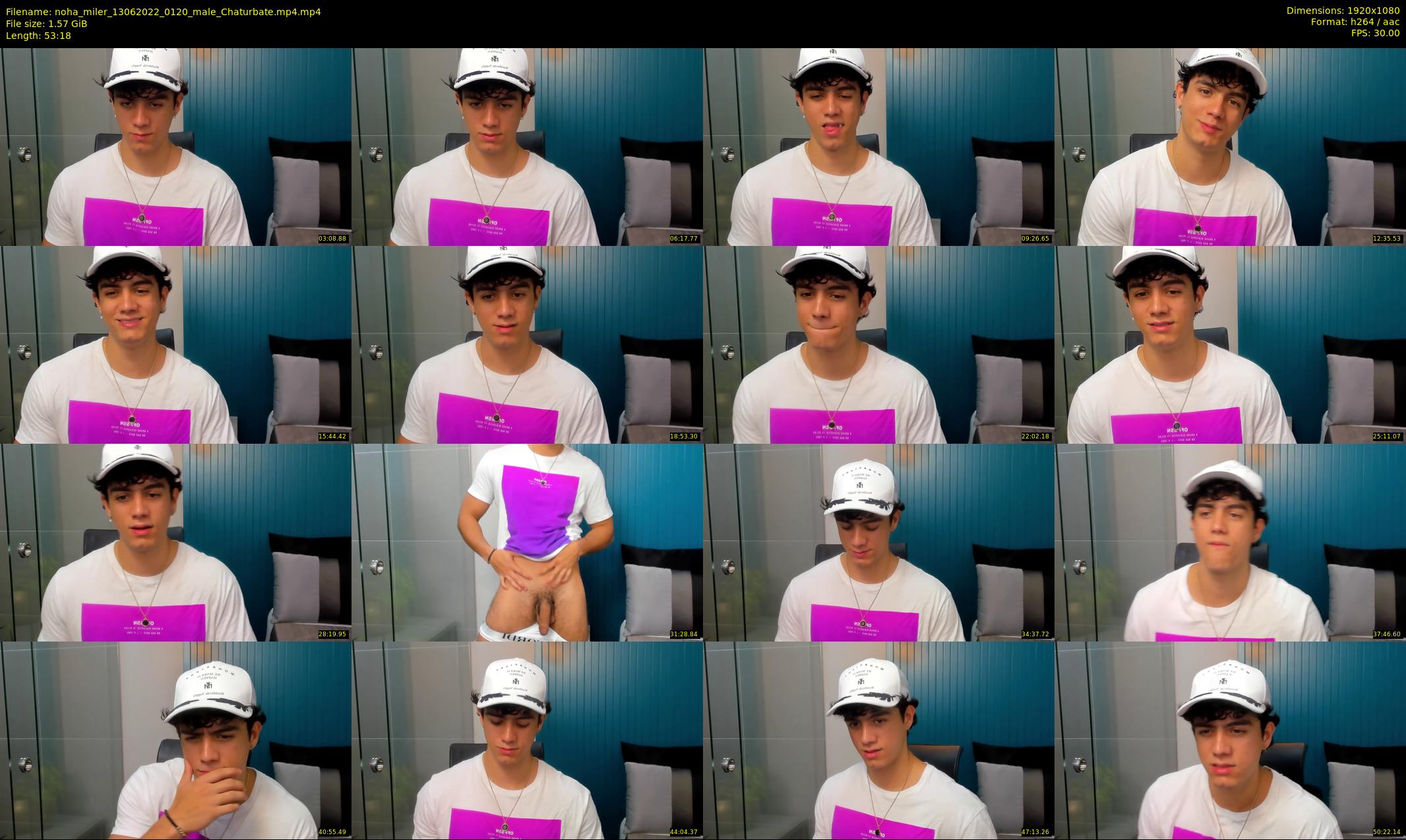 noha_miler — 54 minute Chaturbate male cam show recording, 1080p, Jun 13, 2022